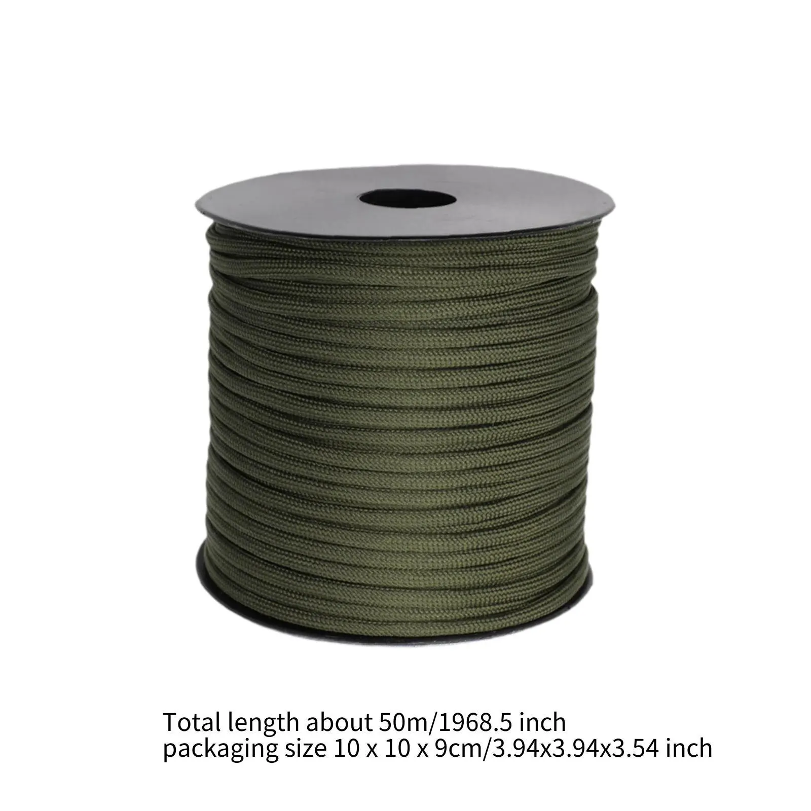 9 Strand Paracord Rope, Tent Rope 50M Tent Accessory Multipurpose Weaving Rope Parachute Cord for Survival Travel Backpacking