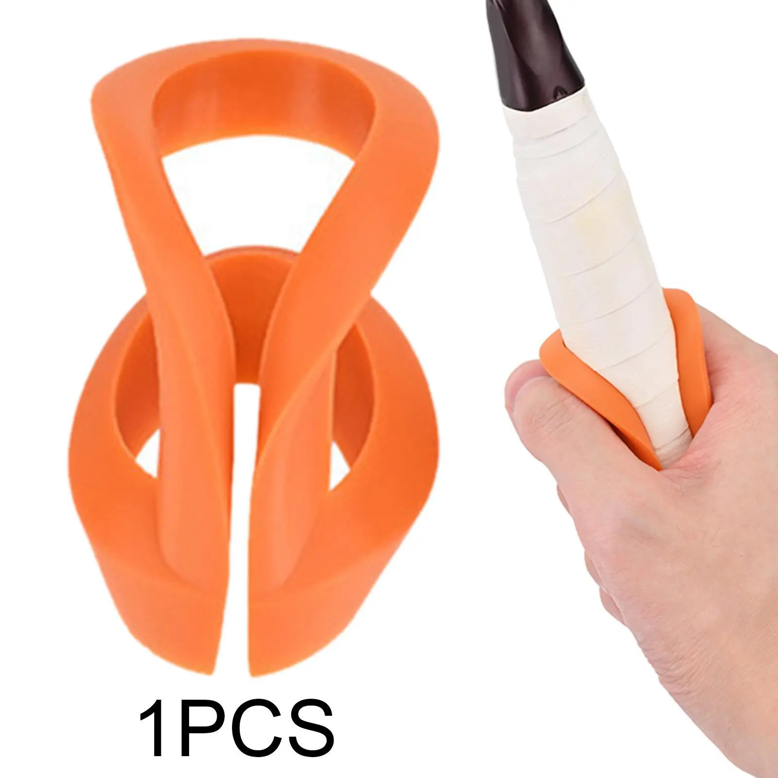 Tennis Grip Aid Lightweight Easy to Install Training Equipment for Beginner Tennis Enthusiast Badminton Outdoor Activities