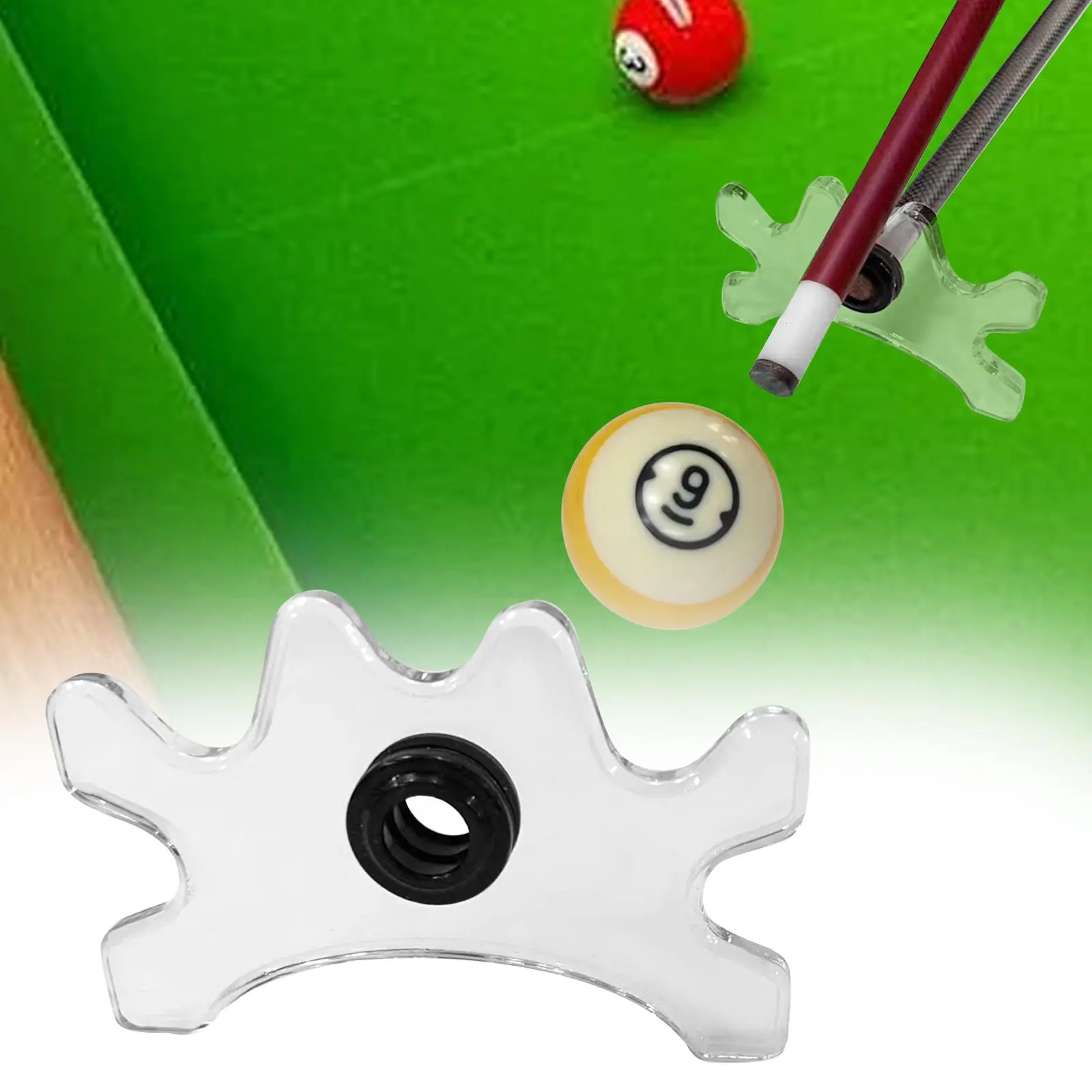 Billiards Cue Bridge Head Snooker Pool Cue Rack Pole Rack Rest Billiards Rod Frame Cue Stick Bridge for Club Games Home