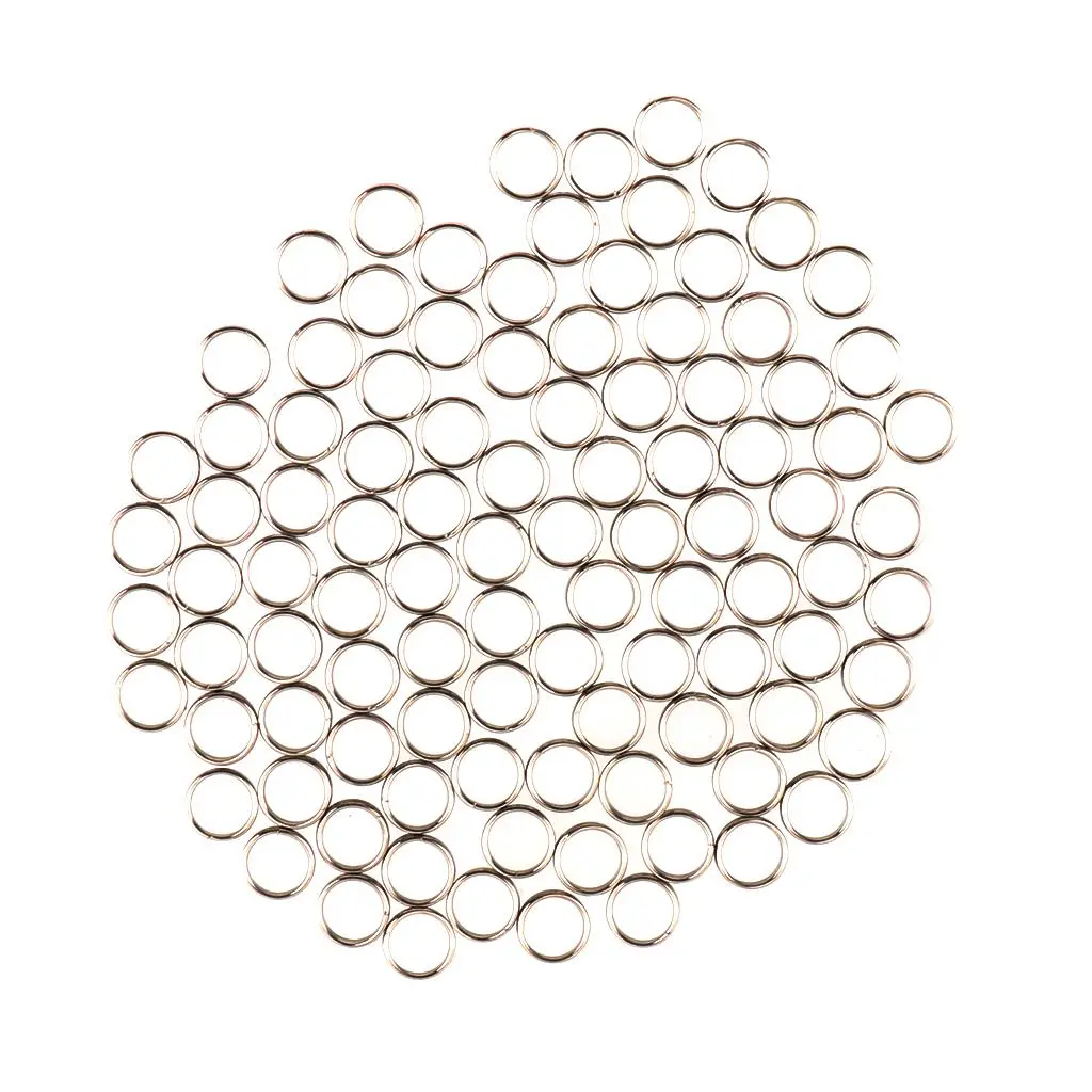 100 Pieces Stainless Steel Dart Shaft O Rings Round Guard Rings Protecter Dart Shaft Accessories Silver