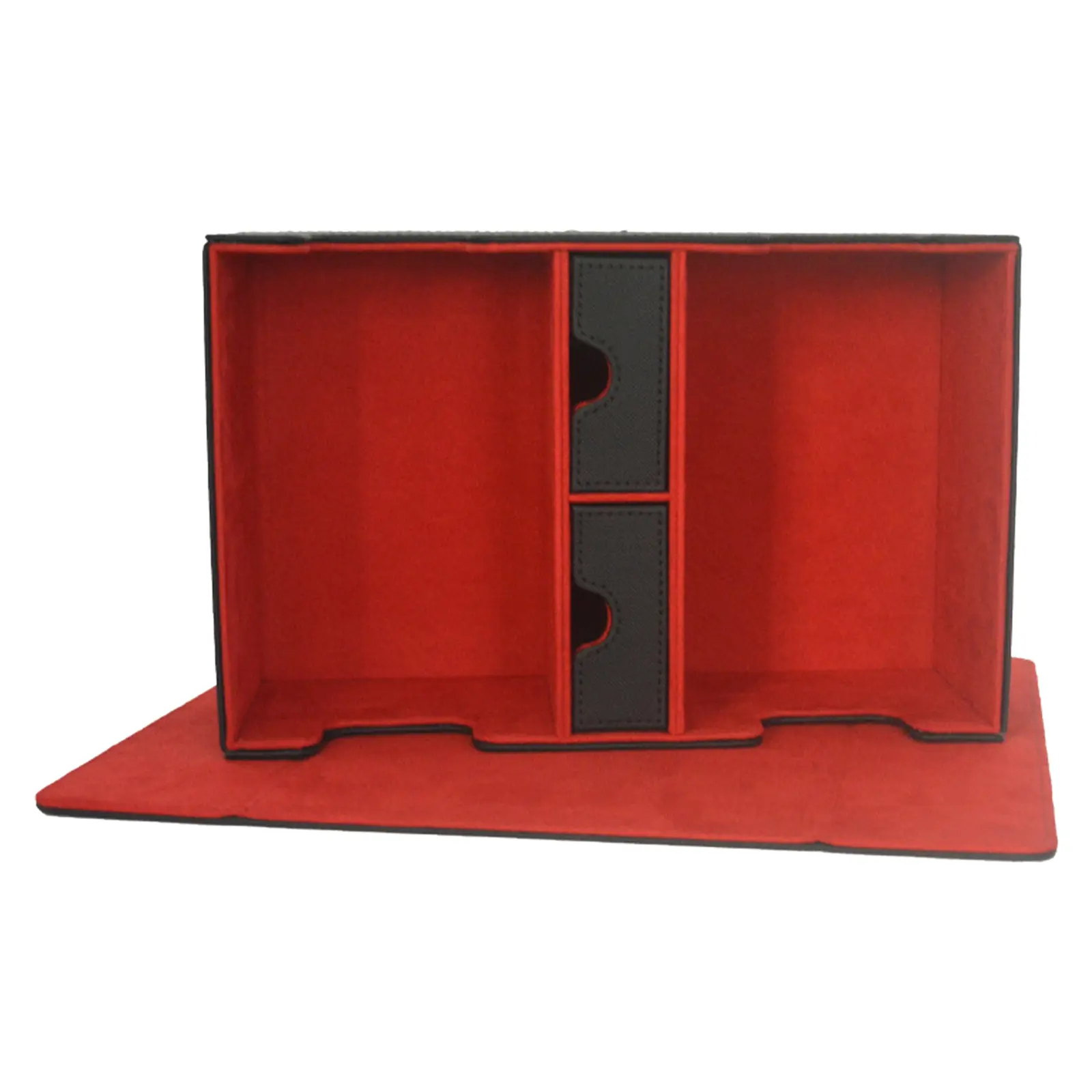 Card Game Deck Storage Box Dual Compartments Multiple Uses Multifunctional Holds 400 Organization 265x182x98mm Trading Card Case