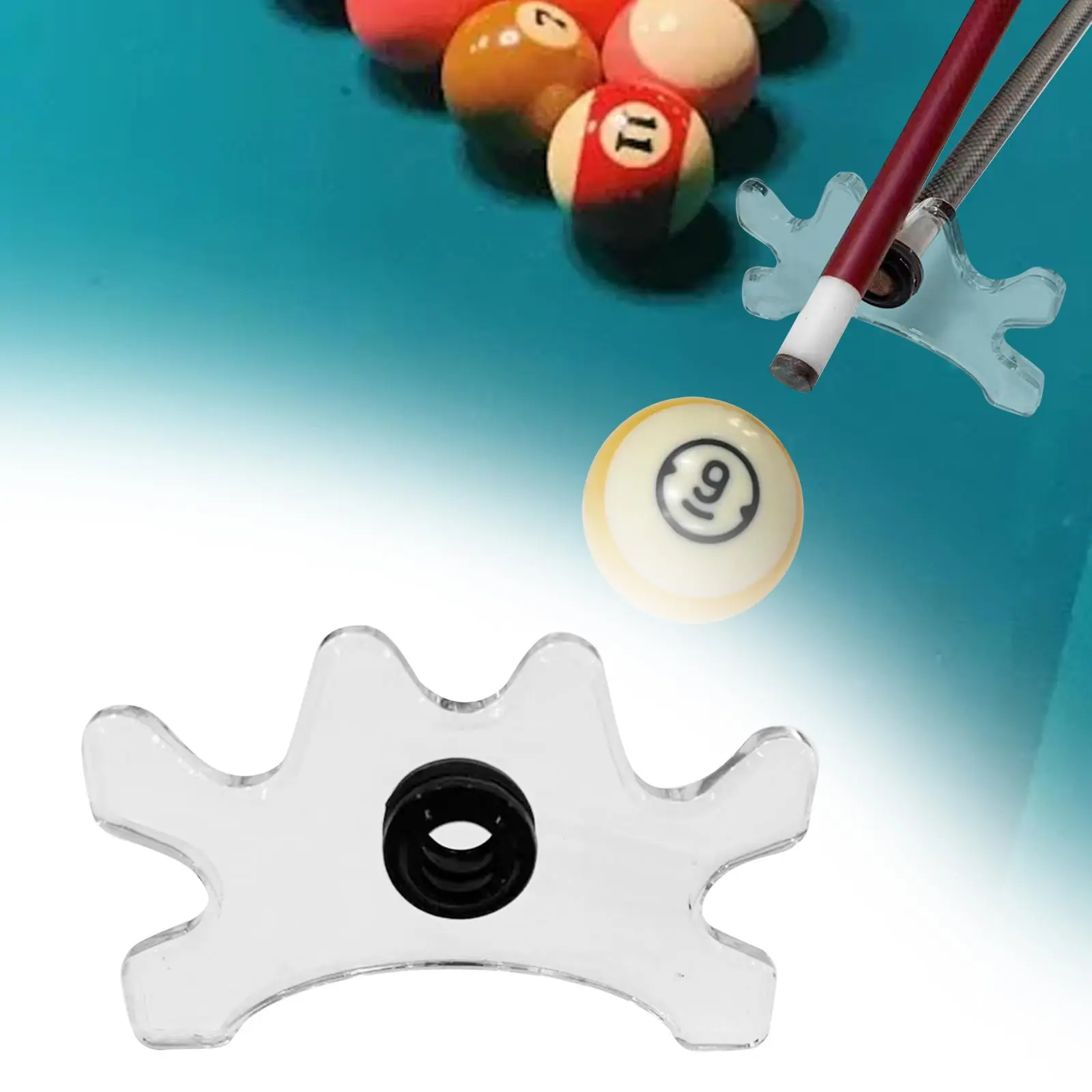 Billiards Cue Bridge Head Snooker Pool Cue Rack Pole Rack Rest Billiards Rod Frame Cue Stick Bridge for Club Games Home