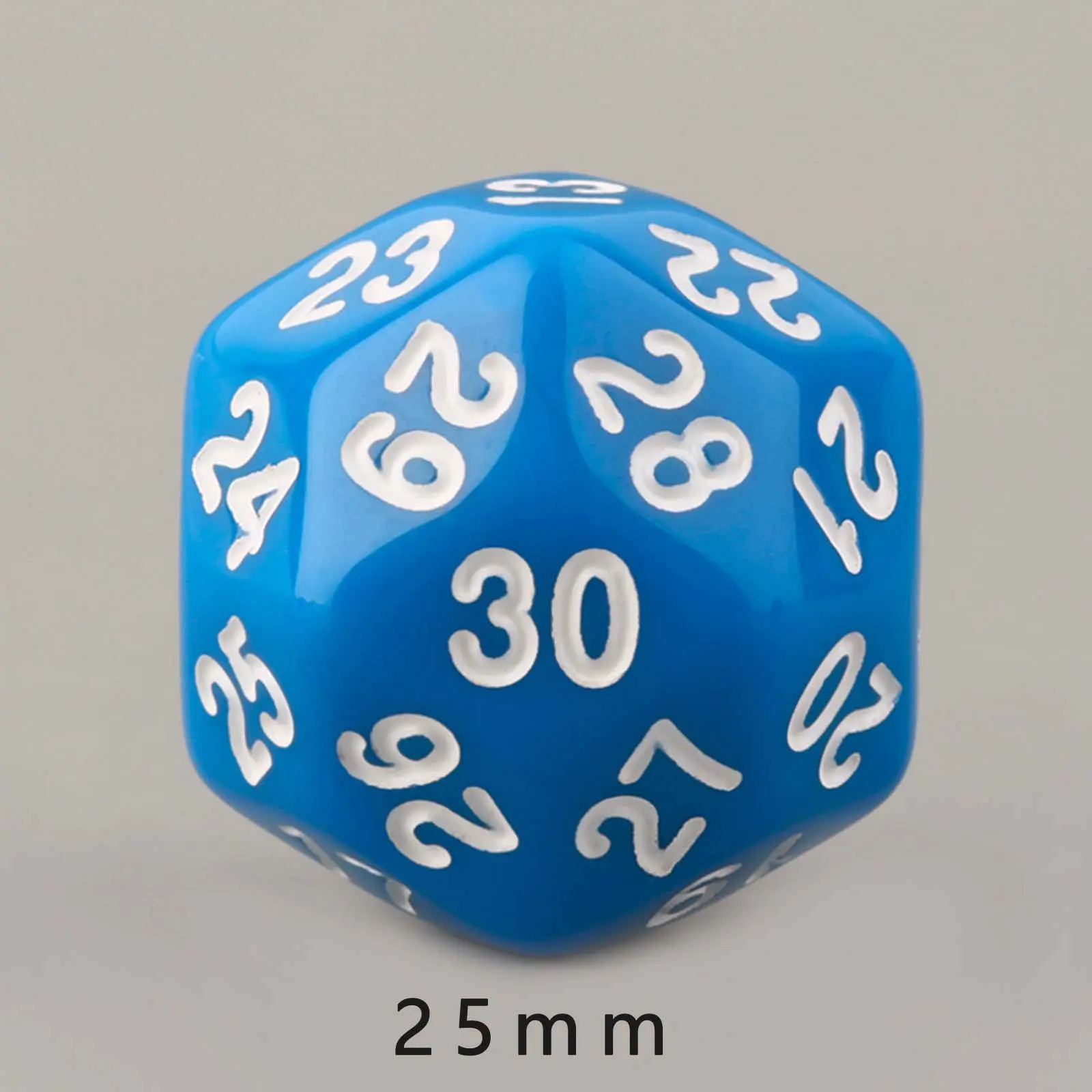 5pcs Polyhedral Dices 30 Sided Dice Set Translucent Colors Dices Role Playing Games Dices Party Favors Math Teaching Toys