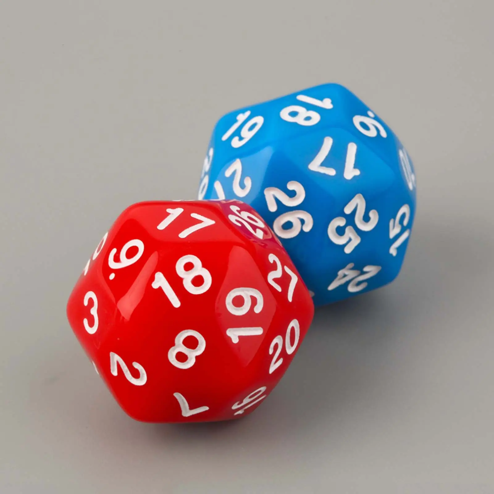 5pcs Polyhedral Dices 30 Sided Dice Set Translucent Colors Dices Role Playing Games Dices Party Favors Math Teaching Toys