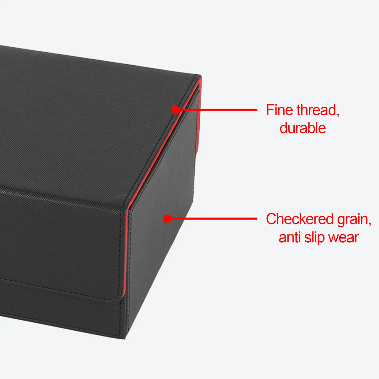Card Game Deck Storage Box Dual Compartments Multiple Uses Multifunctional Holds 400 Organization 265x182x98mm Trading Card Case
