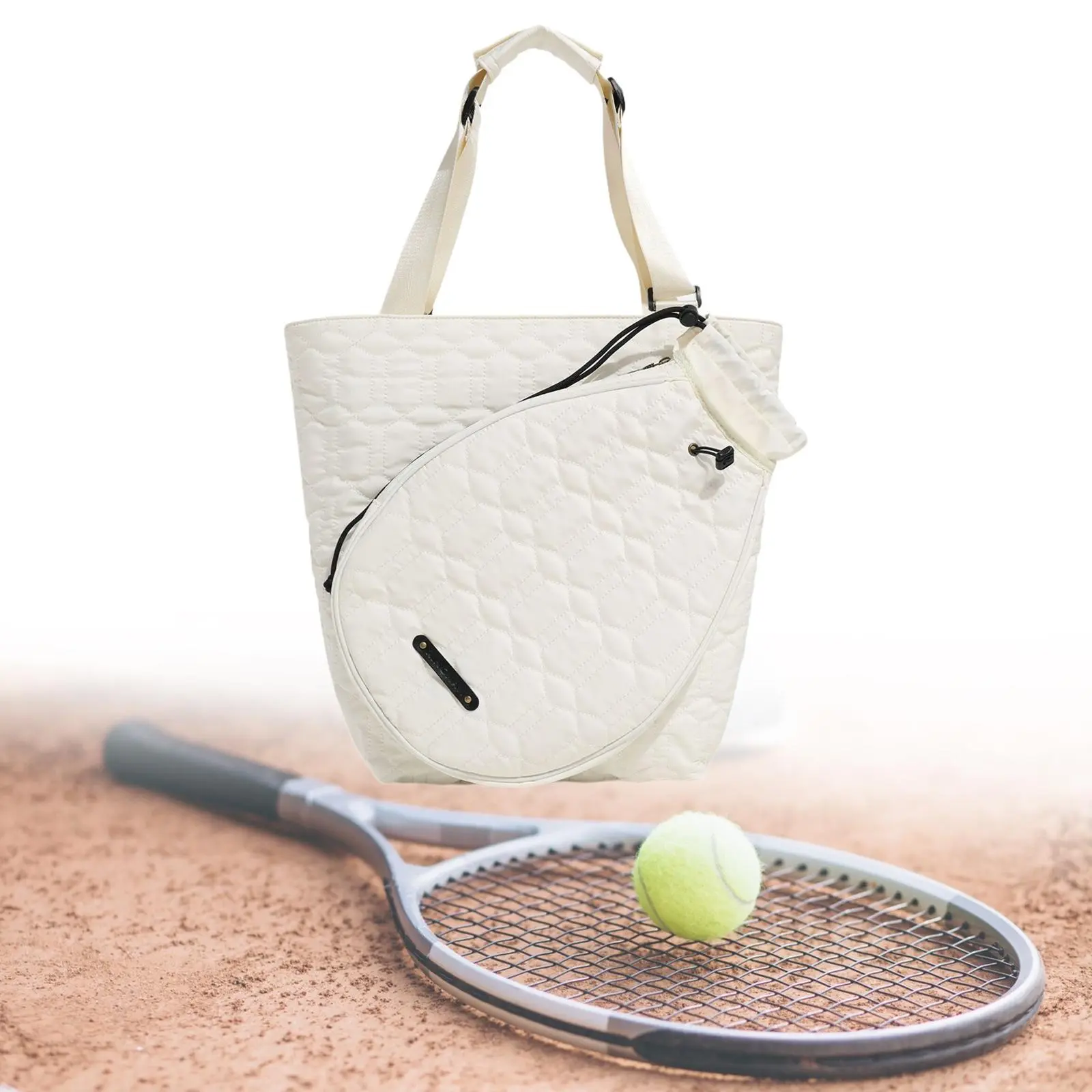 Tennis Tote Bag Fitness Large Professional Tennis Racket Shoulder Bag for Women Men Tennis Racket Bag Pickleball Paddle Bag