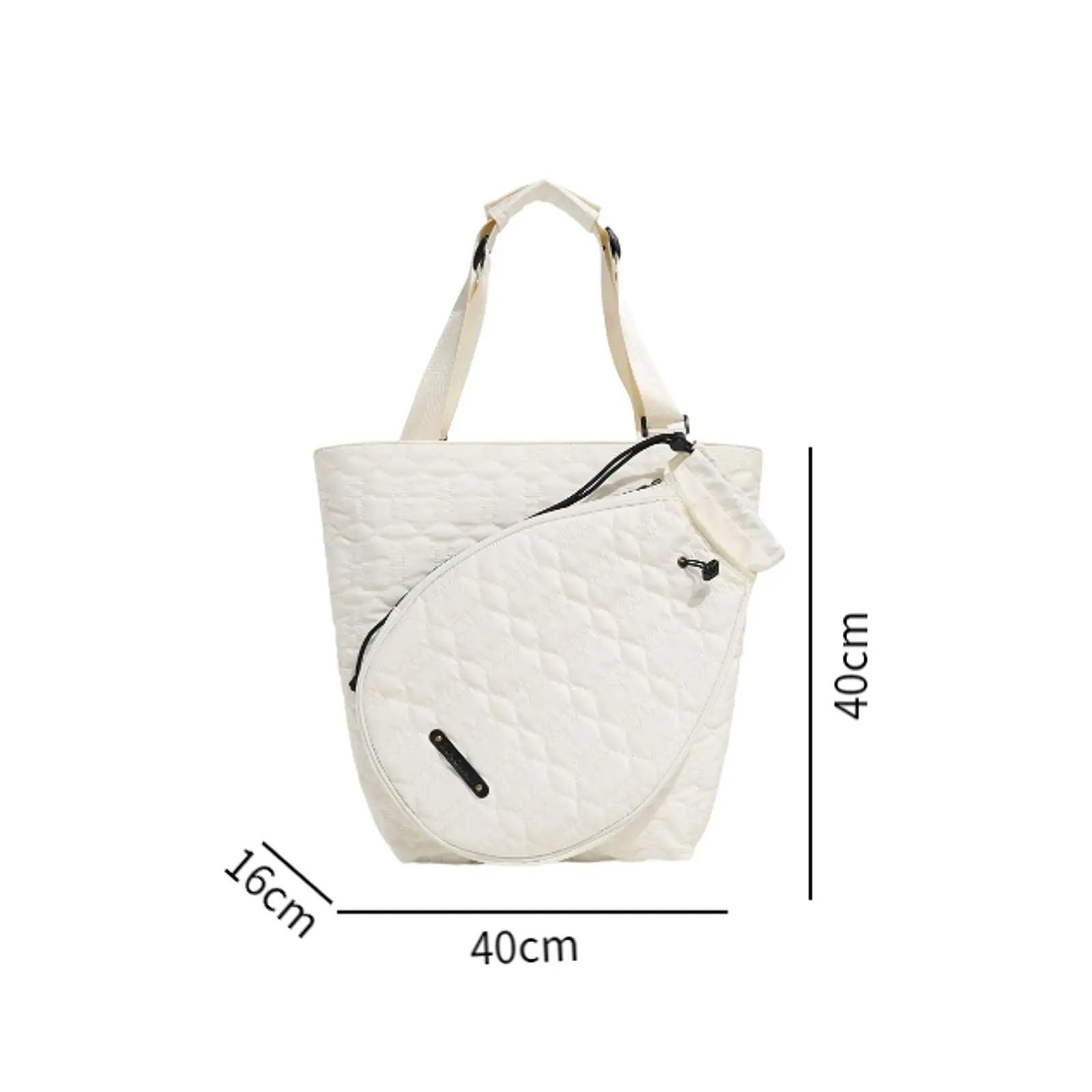 Tennis Tote Bag Fitness Large Professional Tennis Racket Shoulder Bag for Women Men Tennis Racket Bag Pickleball Paddle Bag