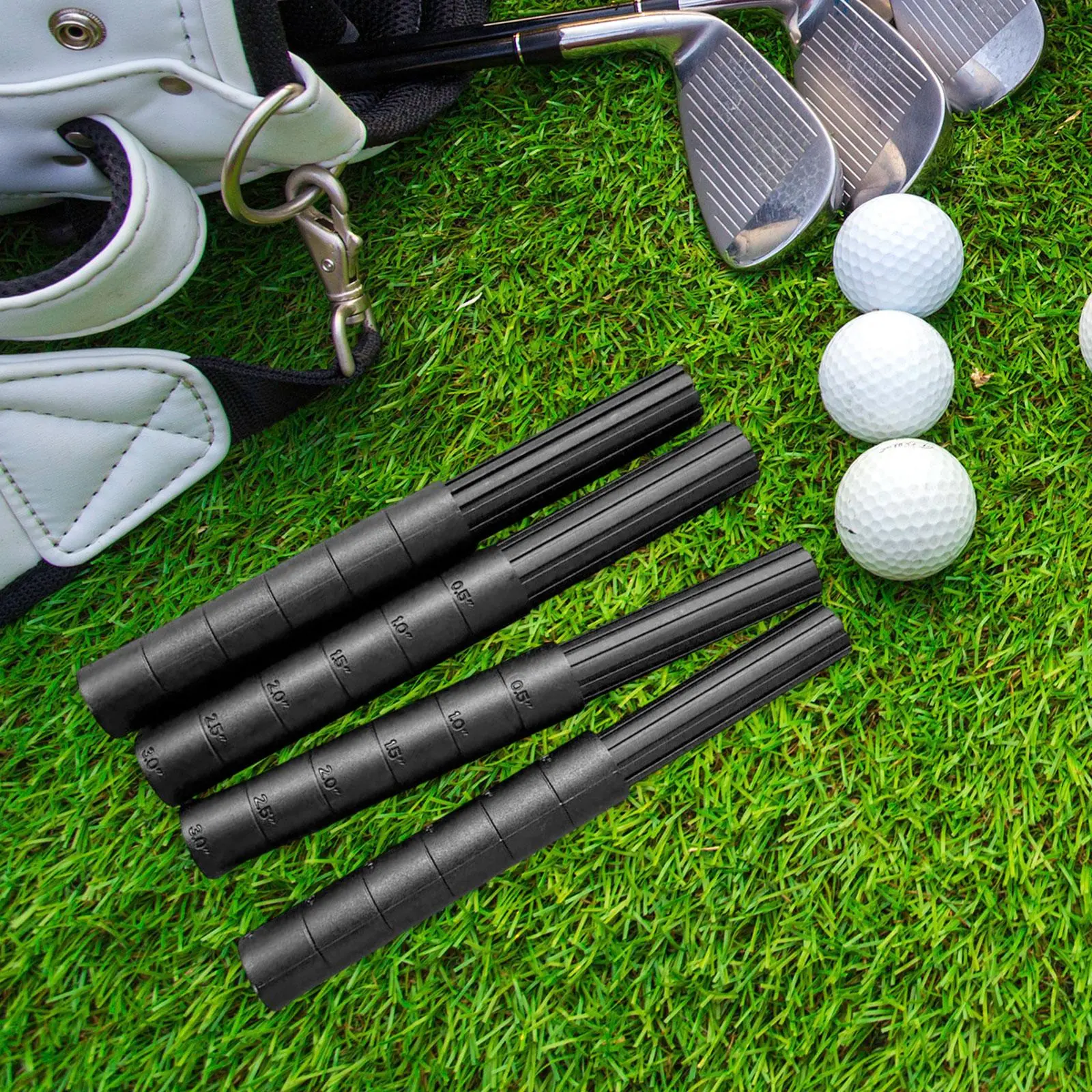 4x Golf Club Shaft Extension Spare Part Professional Portable Length Adjustment Putter Extender Golf Stick Extender Accessories