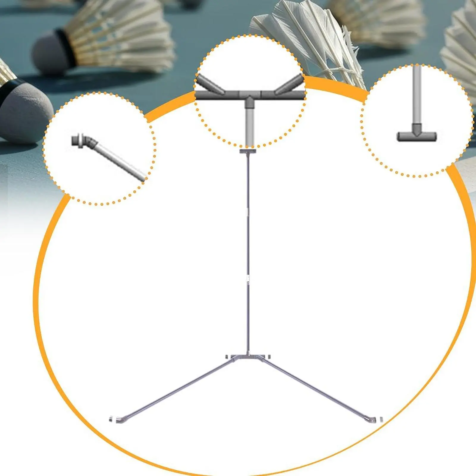 Badminton Ball Collector Tennis Double Sides Sport Equipment Table Tennis Collector Ball Picker for Park Indoor Gym Venues Court