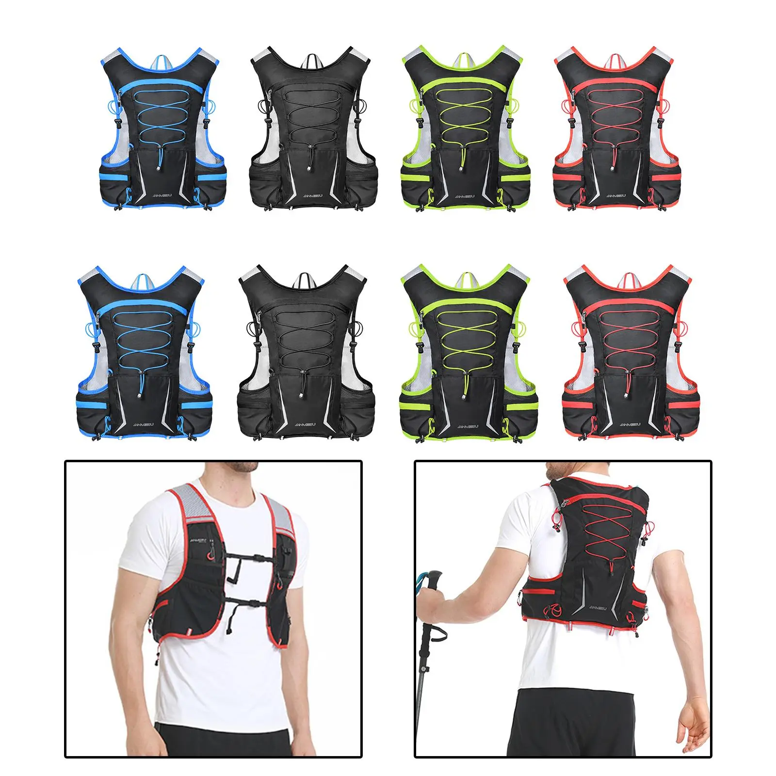 Hydration Pack Lightweight Daypack Water Bladder Bag Bike Backpack for Men Women Mountain Climbing Biking Skiing Outdoor