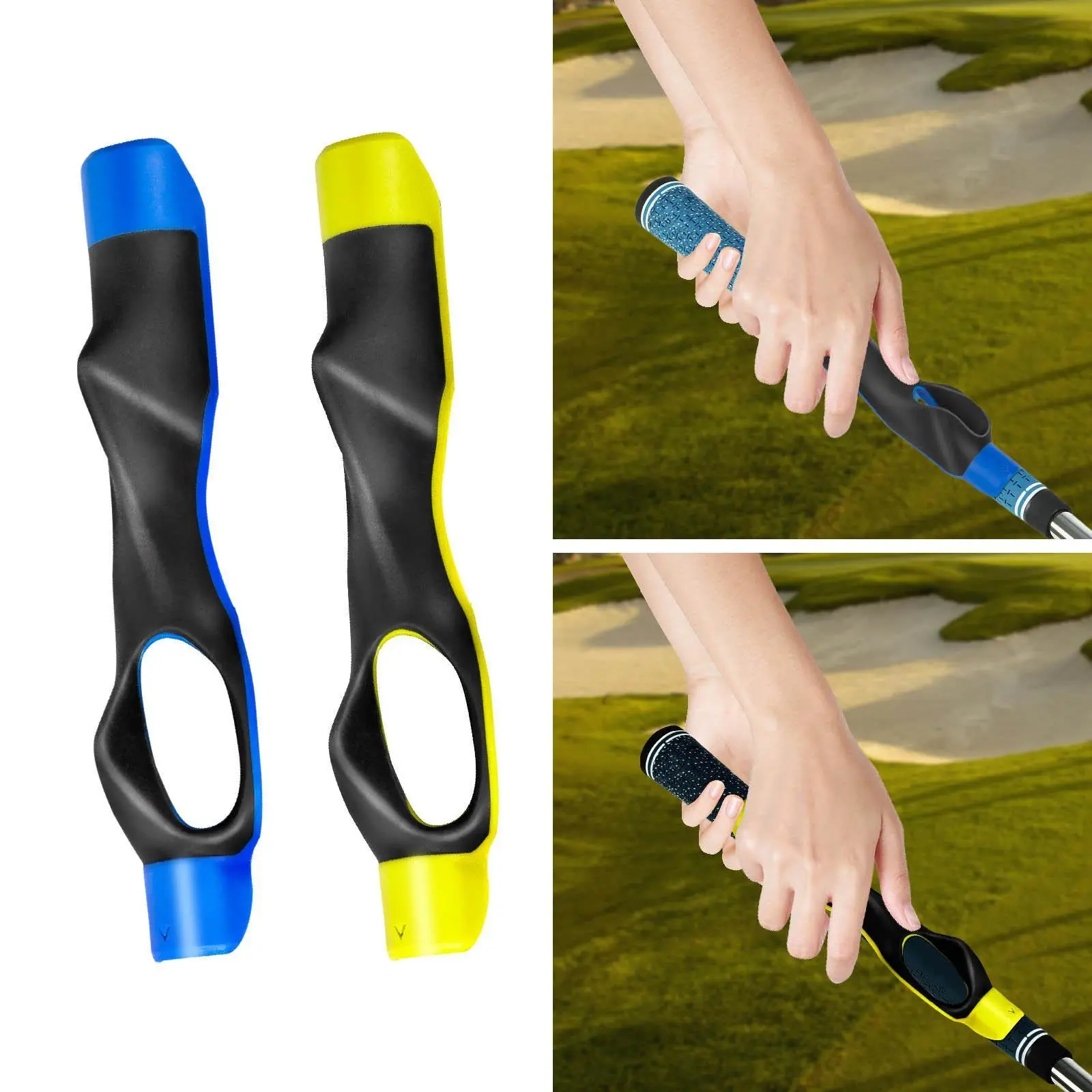 Golf Grip Trainer Adults Swing Auxiliary Indoor Right Handed Position Correction Golf Swing Training Grip Golf Grip Training Aid
