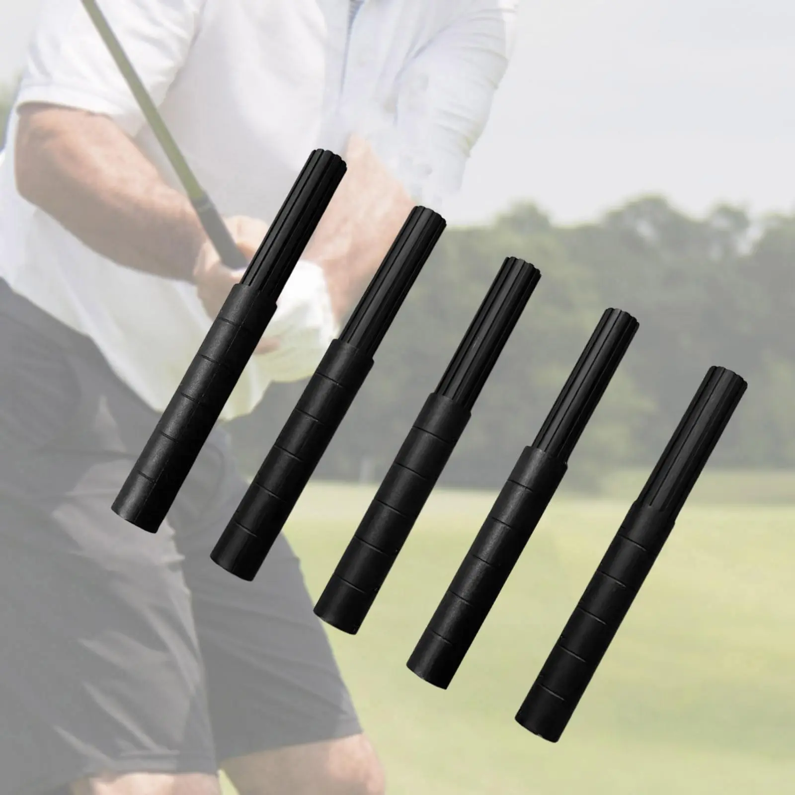 5x Golf Club Extension Rod Replacement Maintenance Equipment Length Adjustment Portable Golfer Gifts Putter Extender Rod