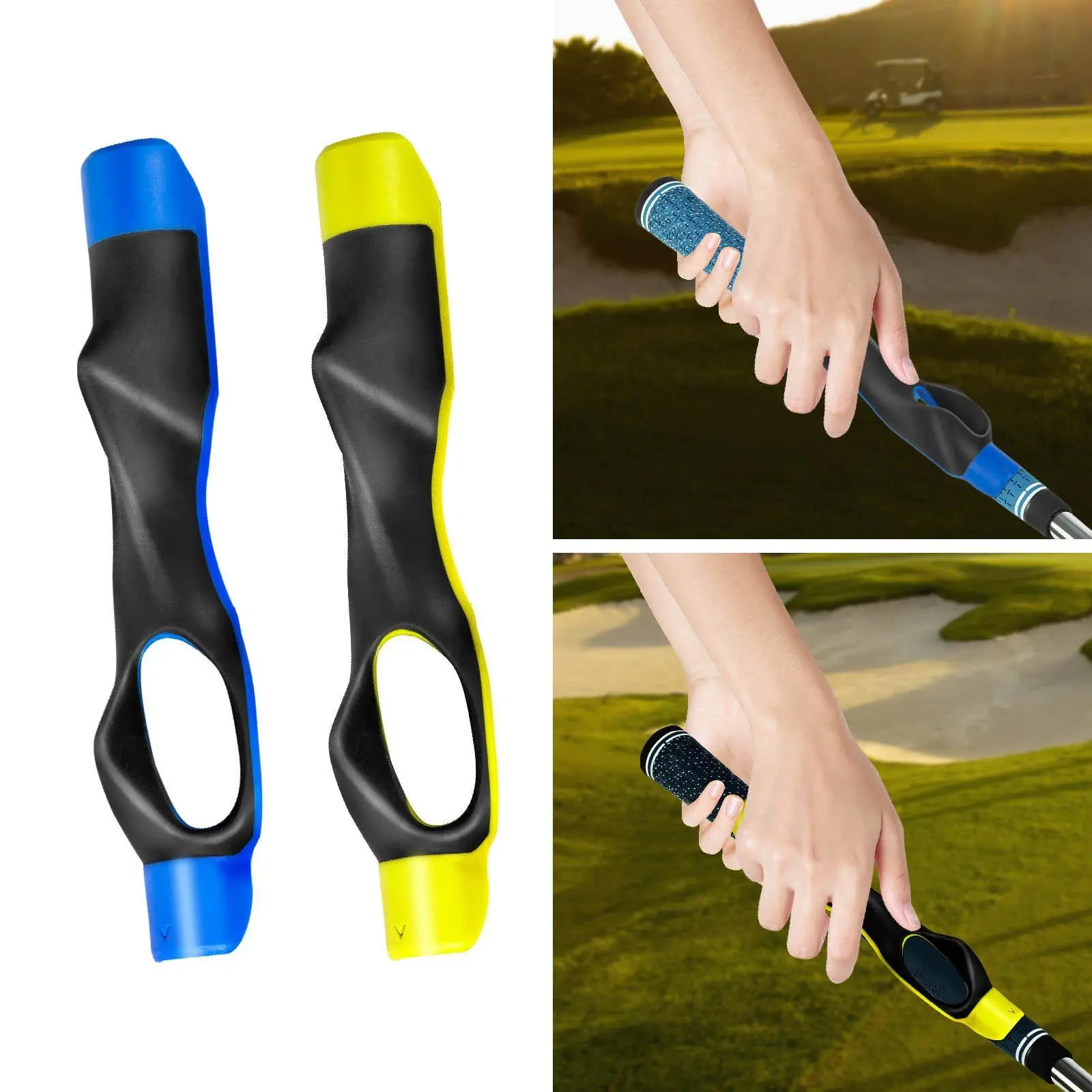 Golf Grip Trainer Adults Swing Auxiliary Indoor Right Handed Position Correction Golf Swing Training Grip Golf Grip Training Aid