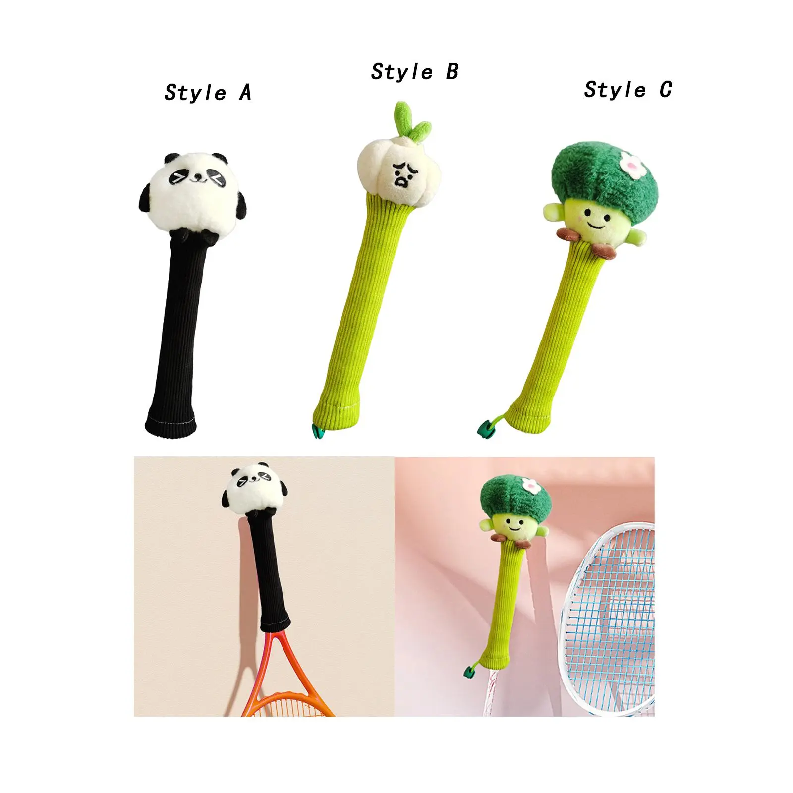 Badminton Racket Handle Cover, Grip Protector Decorative Absorbent Anti Skid Racket Handle Protective Cover Racket Grip Cover