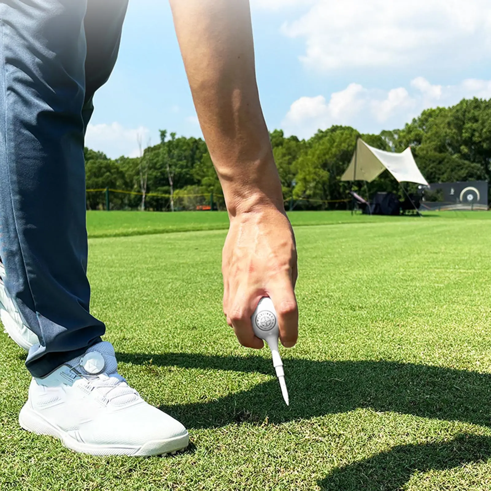 4Pcs Golf Tee Golfing Tees Reduce Friction Professional for Golf Training Outdoor Practice Driving Putting Chipping Golfer Gift