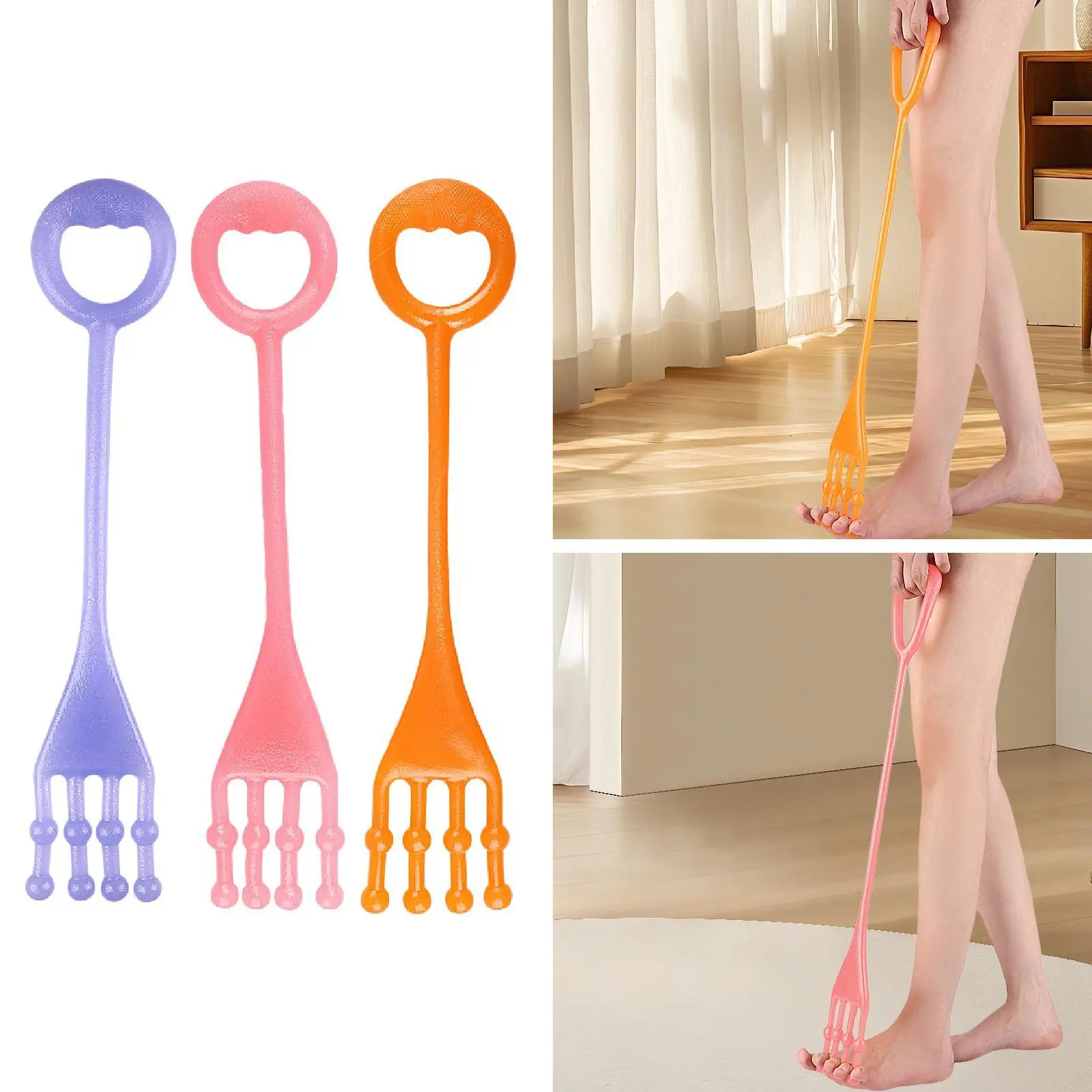 Stretching Strap with Loop Foot Leg Stretcher Toe Training Band Resistance for Ligament Gymnastics Home Women Men Working Out