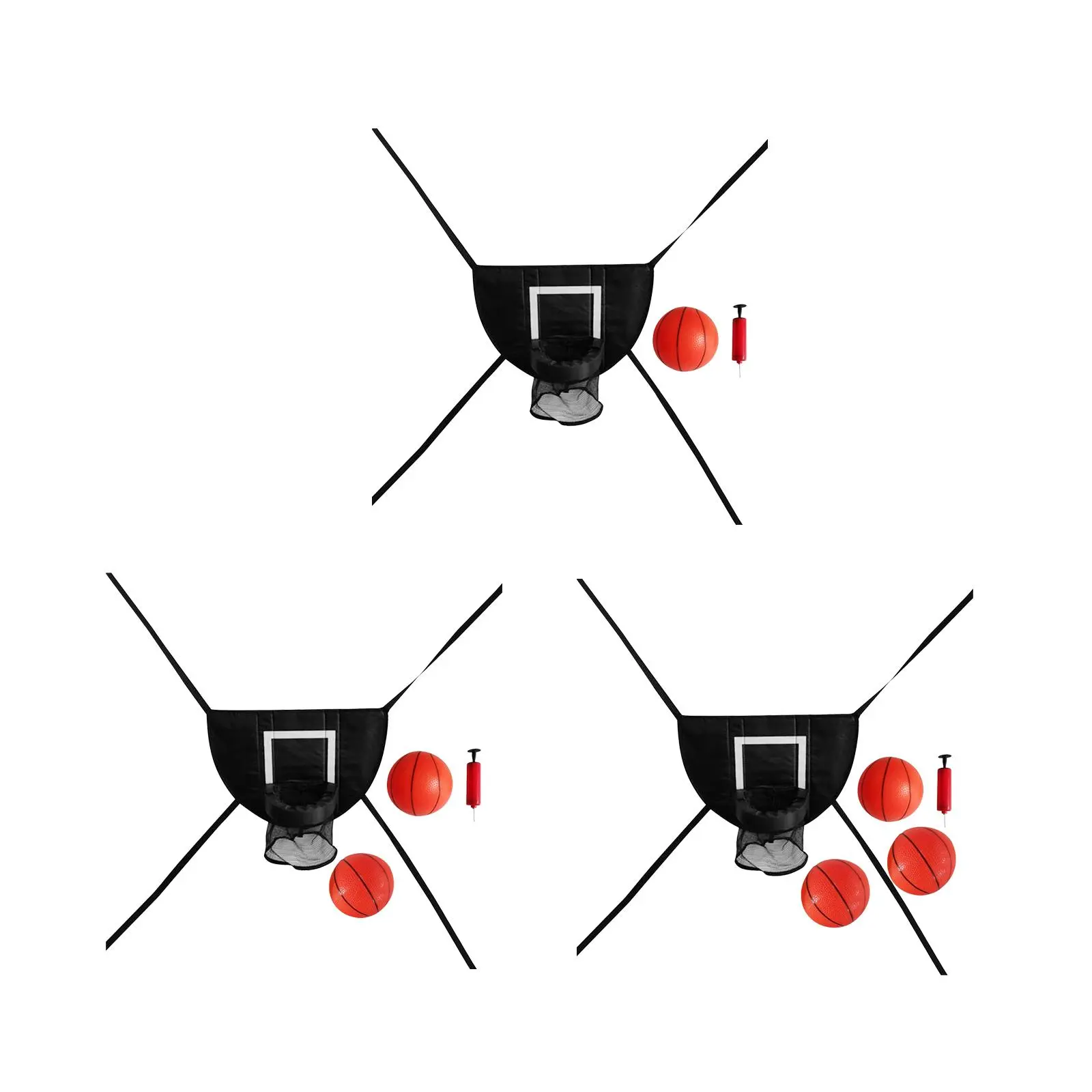 Trampoline Basketball Hoop Outdoor Easy Installation Goal Game Trampoline Accessory for All Ages Children Basketball Hoop