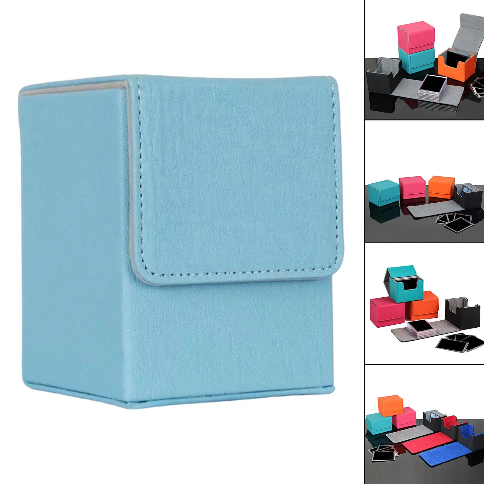  Trading Card Storage Box Sports Card Storage Boxes Baseball Card Storage Box for Sports Cards Baseball Cards Sleeved Cards 