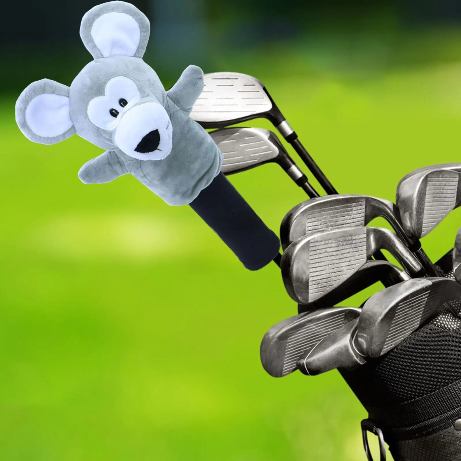 Golf Animal Head Cover Lightweight Cartoon Funny Gift Golf Club Cover Fairway Clubs Headcover for Golfer Elder Ladies Men Family