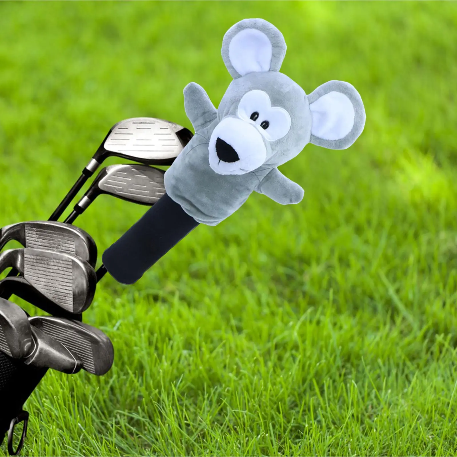 Golf Animal Head Cover Lightweight Cartoon Funny Gift Golf Club Cover Fairway Clubs Headcover for Golfer Elder Ladies Men Family