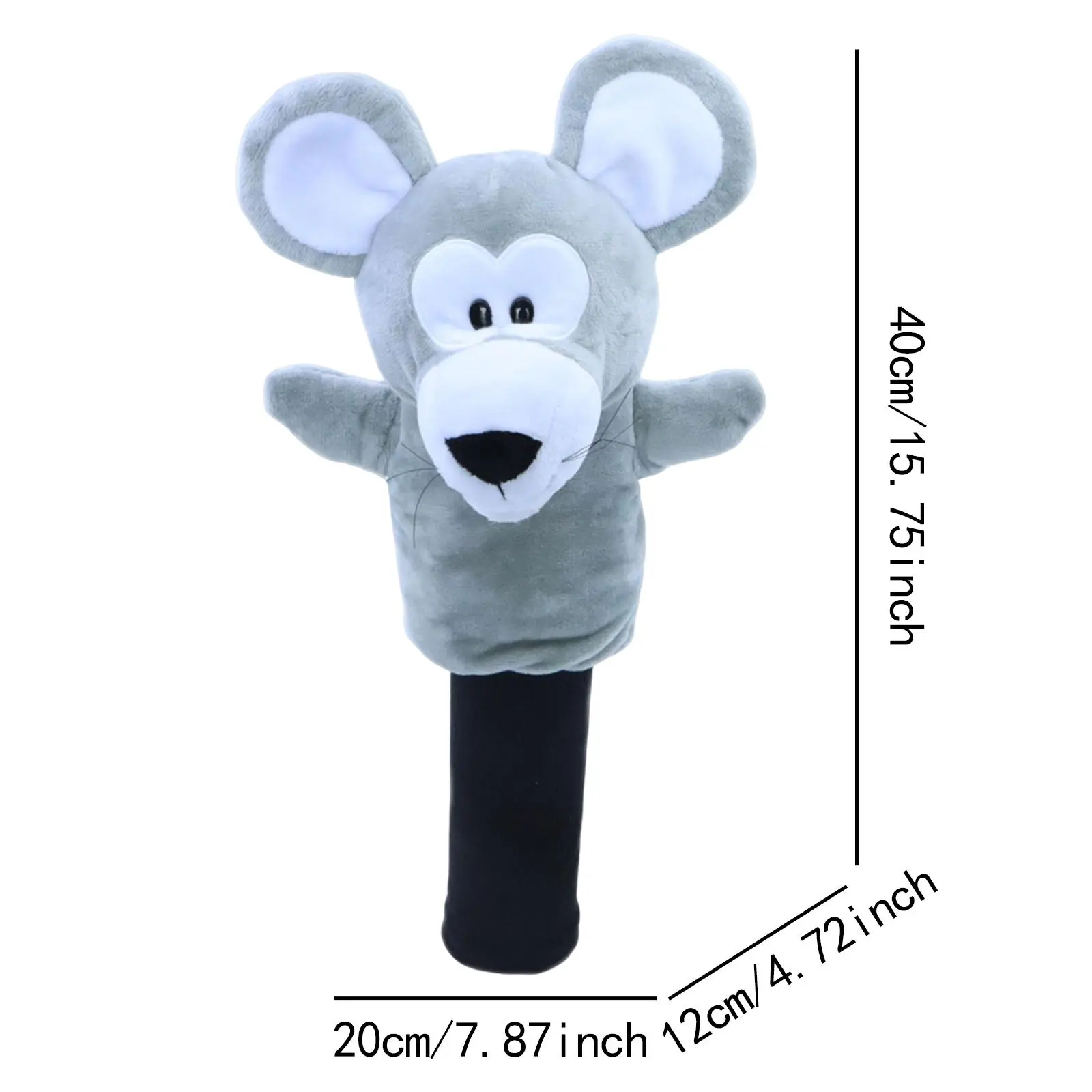 Golf Animal Head Cover Lightweight Cartoon Funny Gift Golf Club Cover Fairway Clubs Headcover for Golfer Elder Ladies Men Family