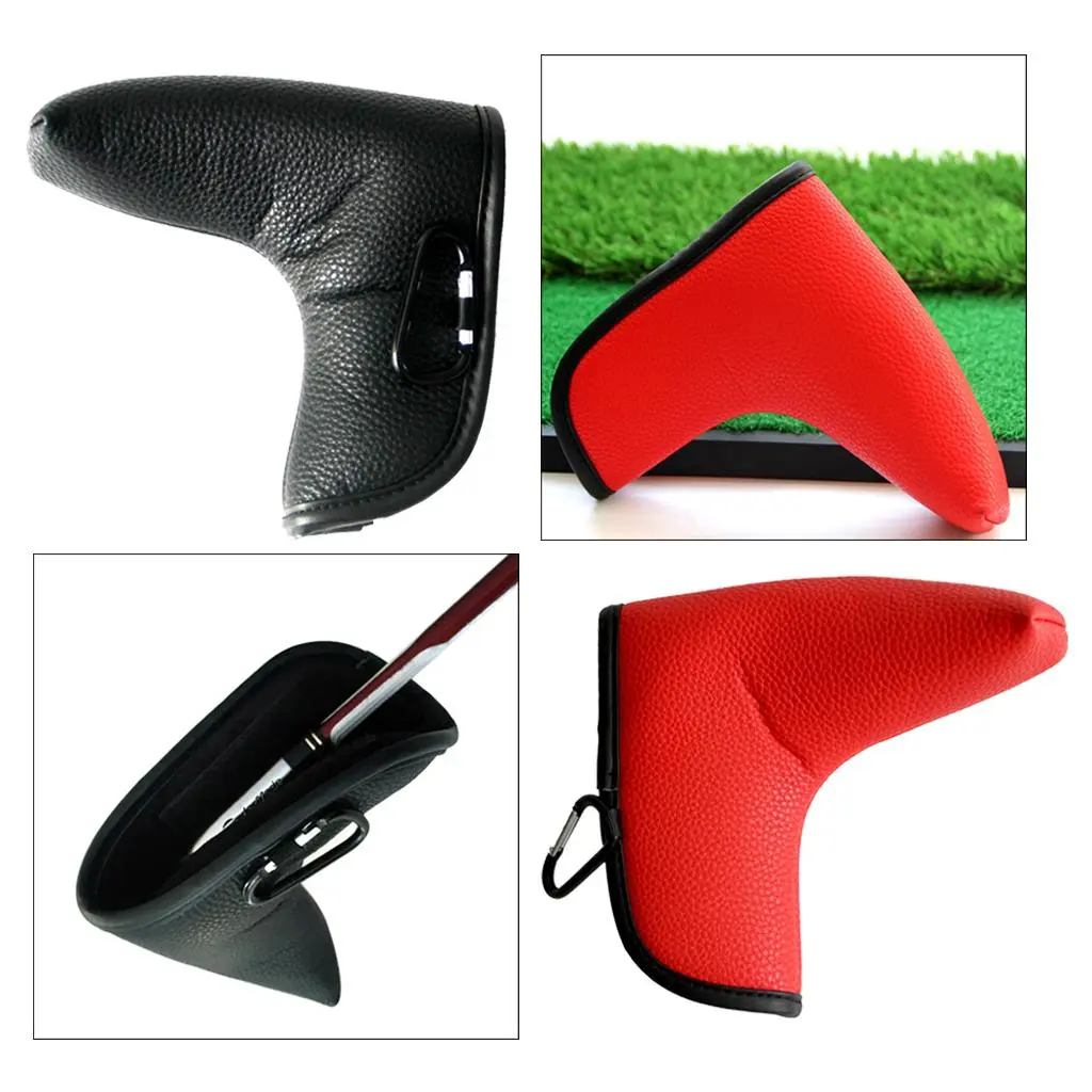 Golf Putter Blade Head Cover Headcover Closure Boot Headcover  Accessories for Golf Activity - 2 Colors Optional