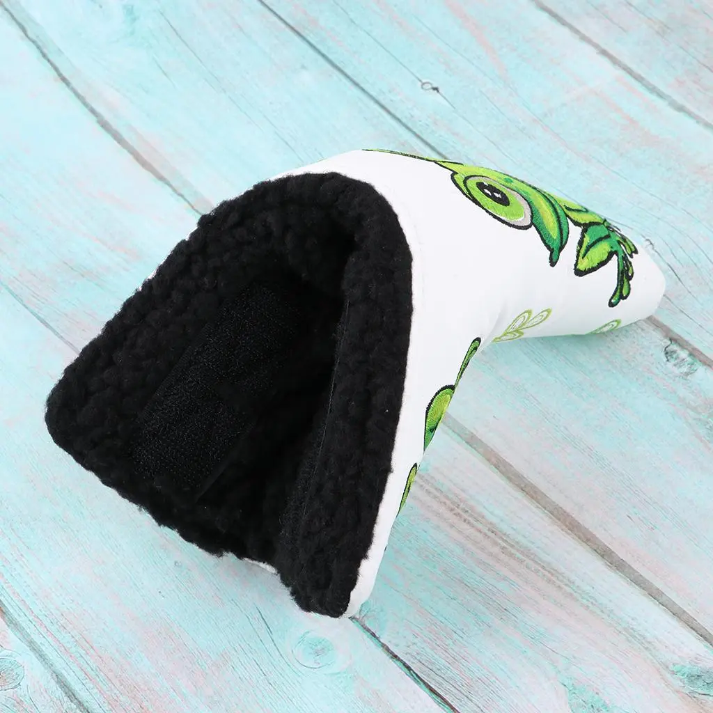 Golf Putter Cover Frog Pattern Putter PU Head Protector Part
