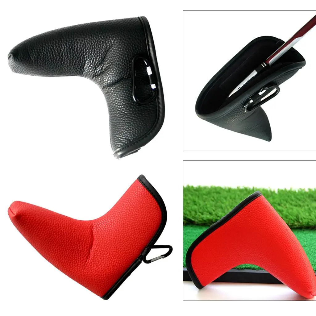 Golf Putter Blade Head Cover Headcover Closure Boot Headcover  Accessories for Golf Activity - 2 Colors Optional