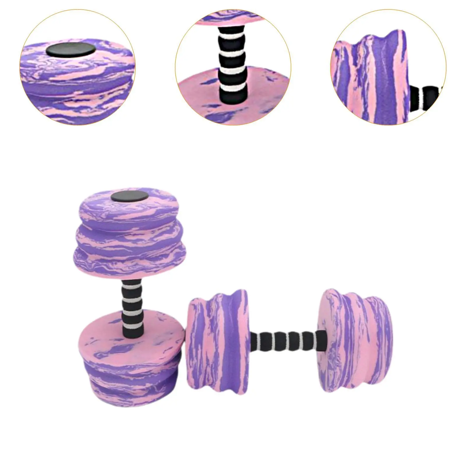 Aquatic Dumbbell Bar Pool Fitness Professional Water Aerobic for Female Male Swimming Barbell Hand Bar Pool Training Aid Tool