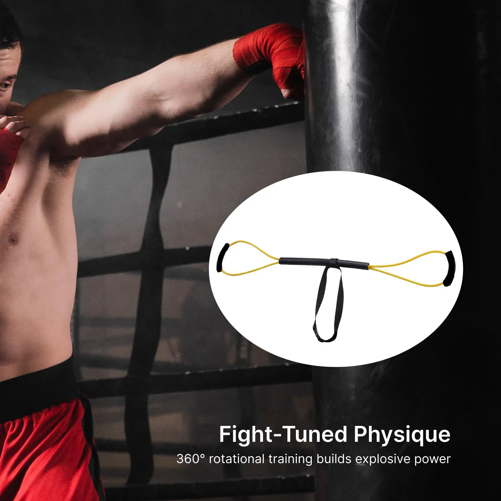 Boxing Resistance Bands Exercise Bands Portable Exercise Bands for Men Women
