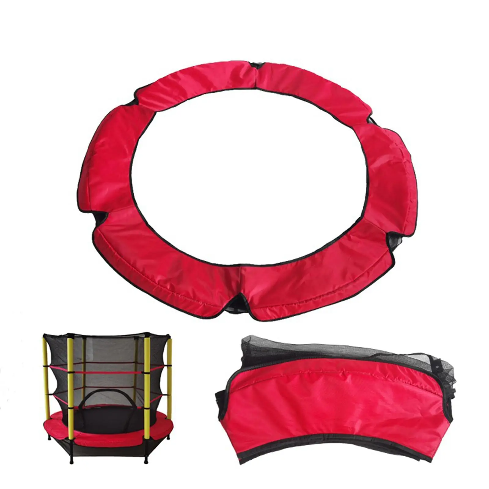 Trampoline Safety Pad Mat Tear Resistant Waterproof Padded for Play Exercise