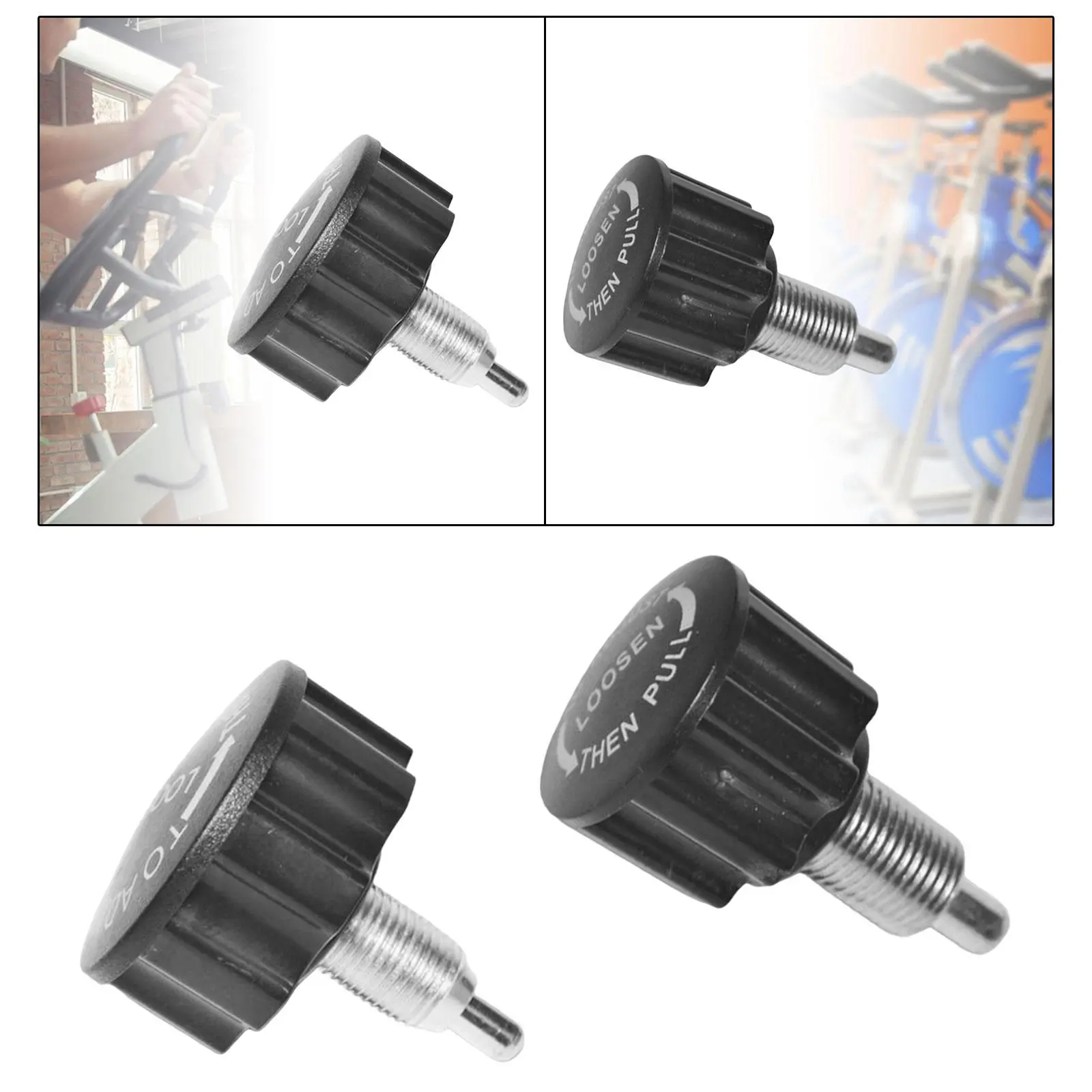 Fitness Bike Pull Pin Spring Knob Gym Accessories for Exercise Bike