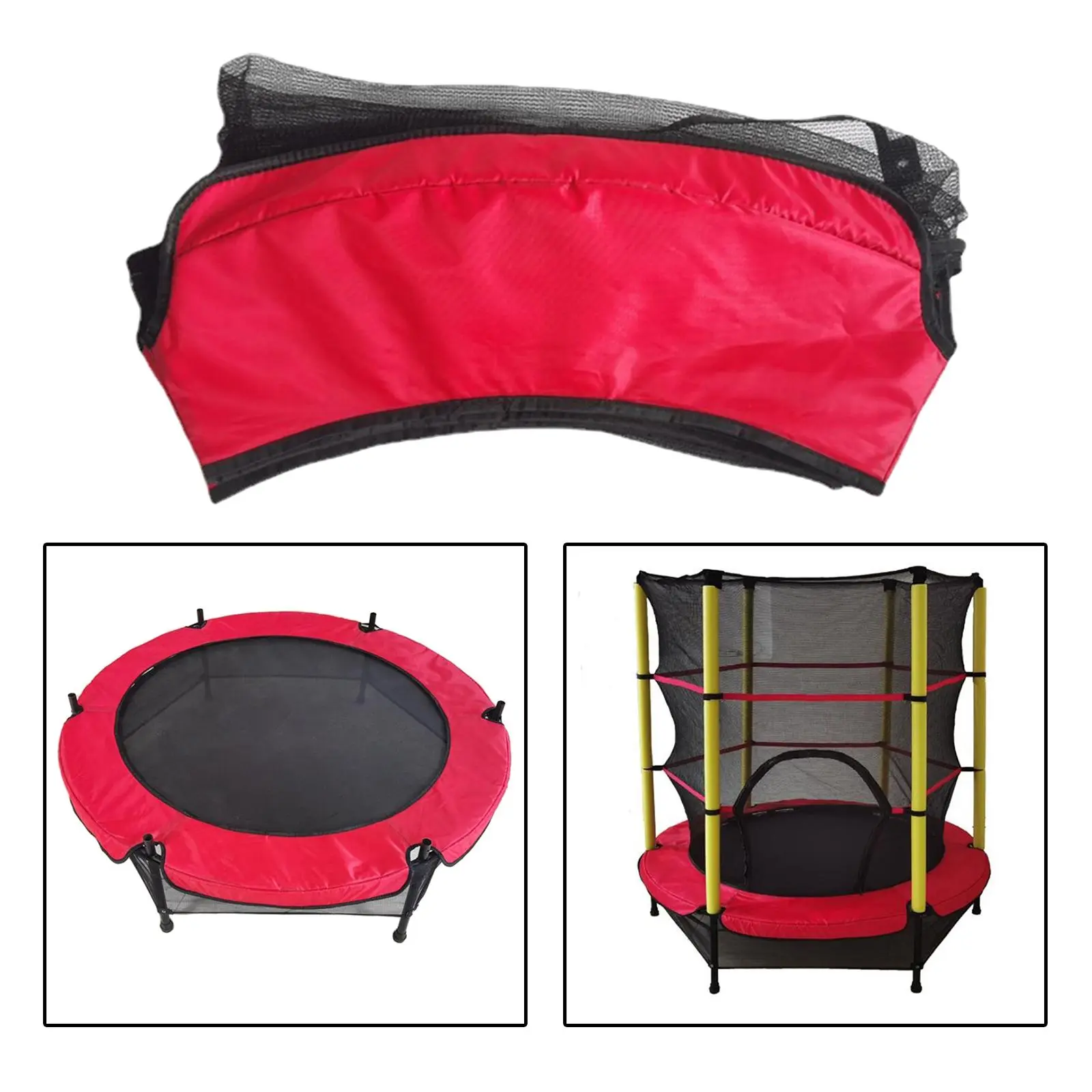 Trampoline Safety Pad Mat Tear Resistant Waterproof Padded for Play Exercise