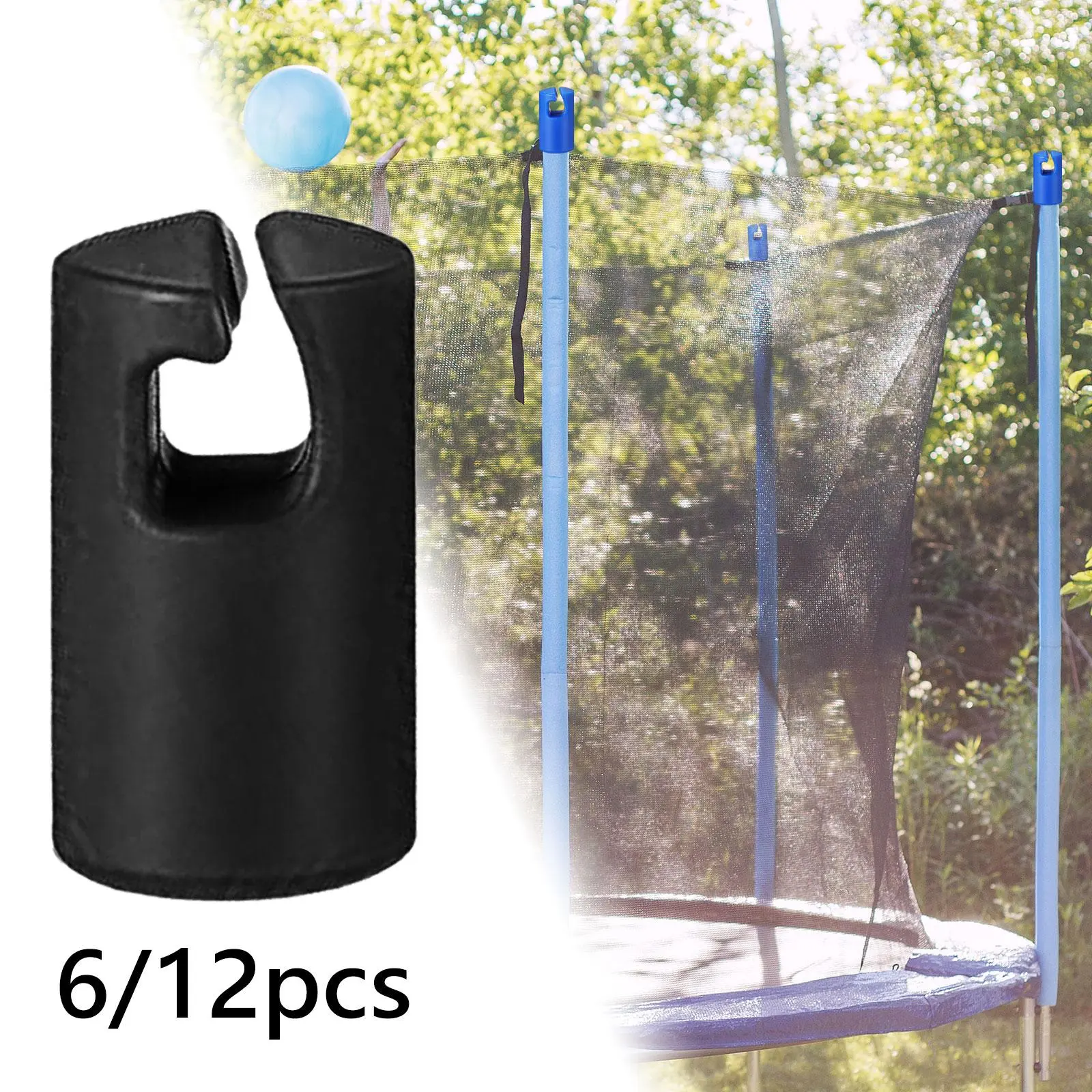 Trampoline Enclosure Pole Caps Trampoline Accessories Protection Trampoline Pole Caps for Outdoor Family Children Girls Boys