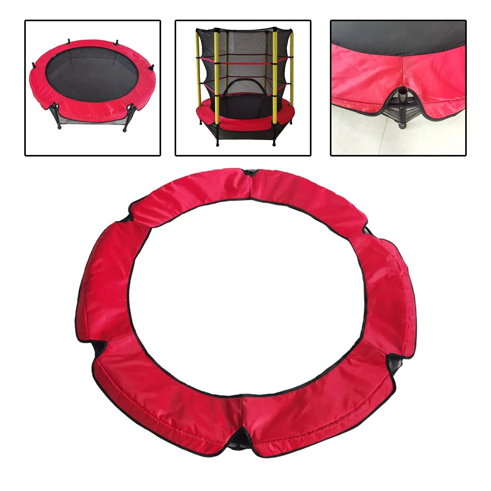 Trampoline Safety Pad Mat Tear Resistant Waterproof Padded for Play Exercise
