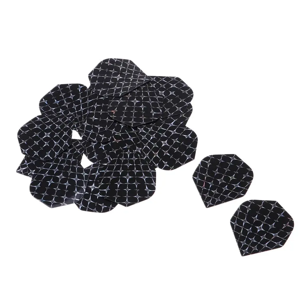 Bundle of 20 Standard Dart s Professional Durable PET Dart Tail Wing - Fits for Steel/Soft Tip Darts