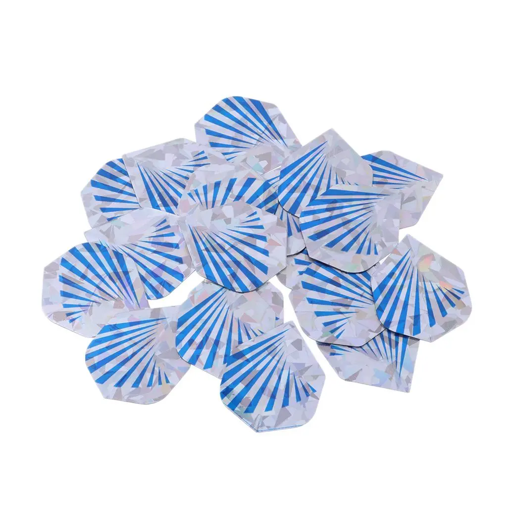 Bundle of 20 Standard Dart s Professional Durable PET Dart Tail Wing - Fits for Steel/Soft Tip Darts