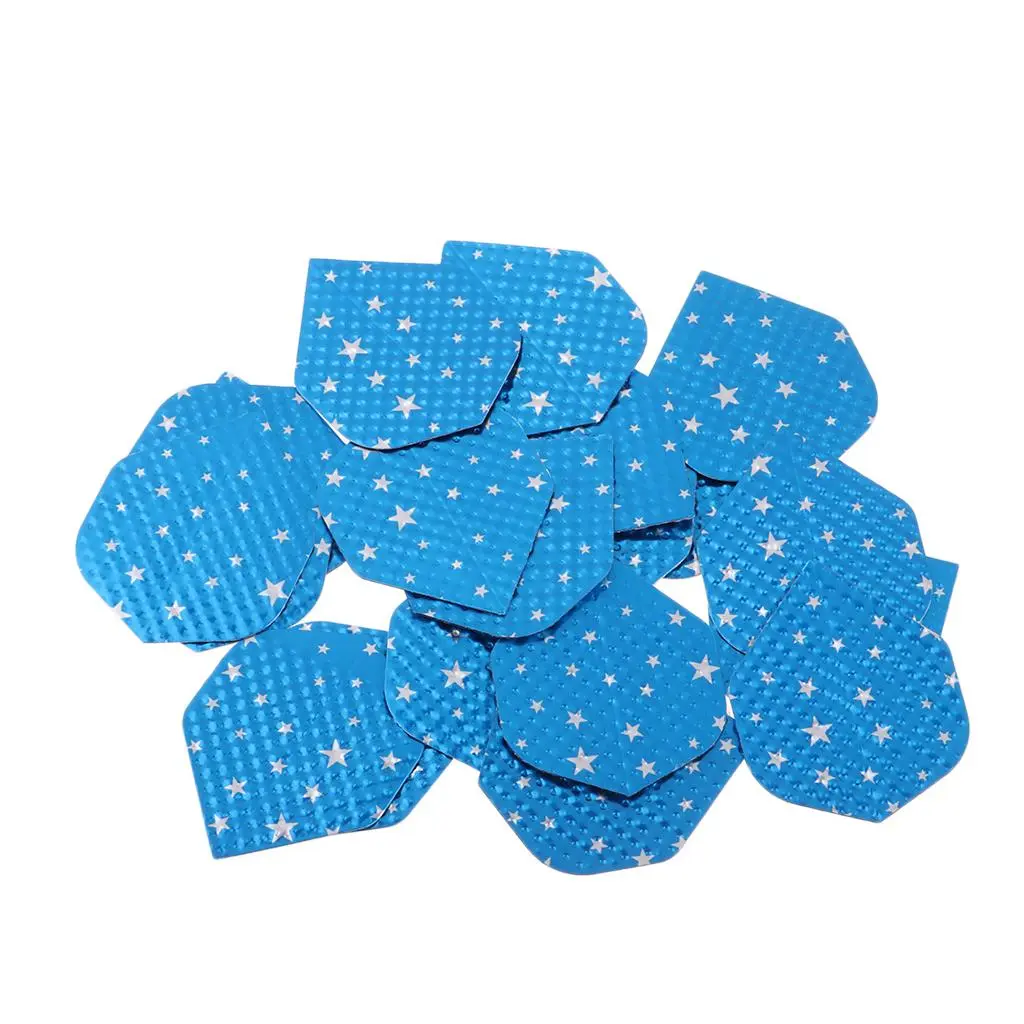 Bundle of 20 Standard Dart s Professional Durable PET Dart Tail Wing - Fits for Steel/Soft Tip Darts