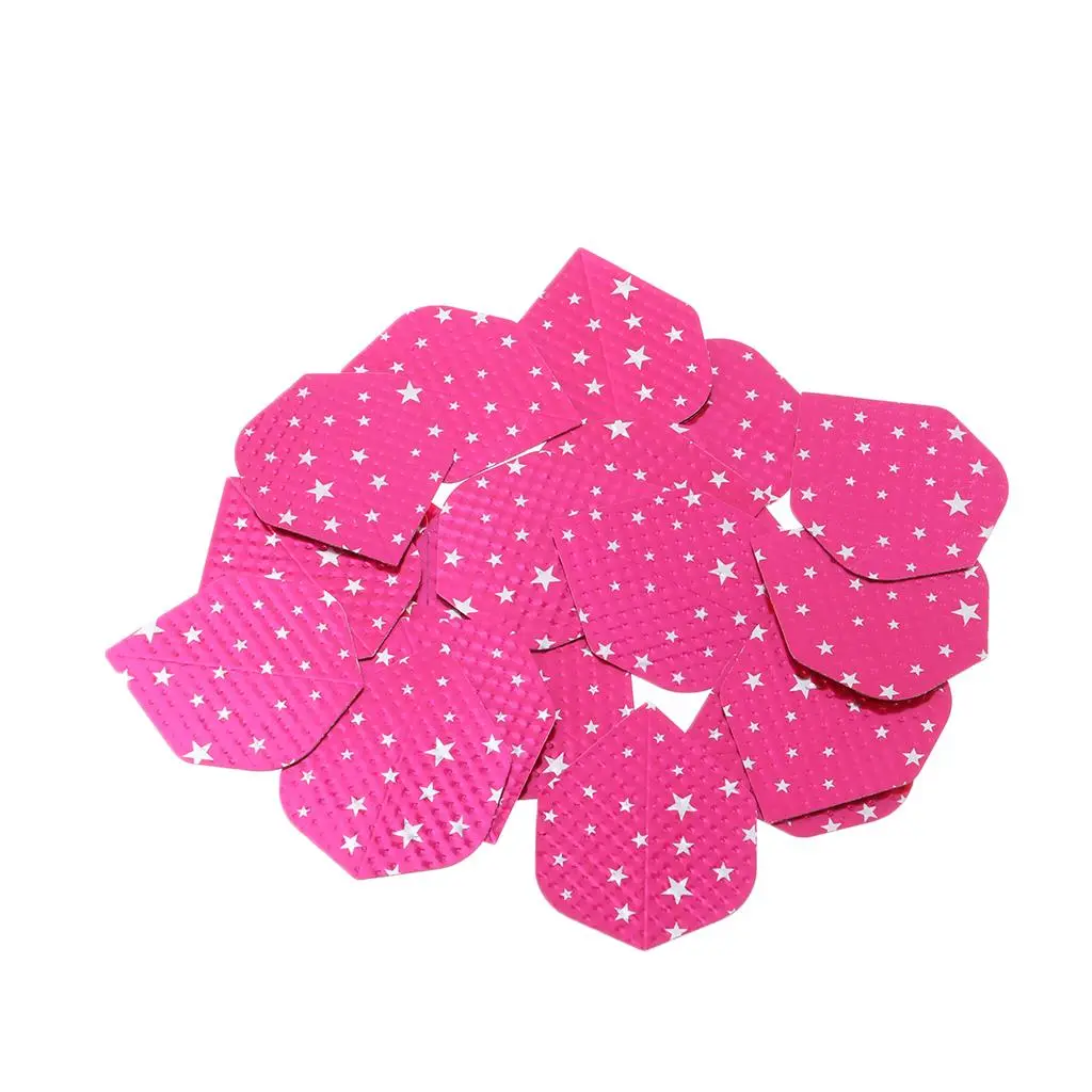 Bundle of 20 Standard Dart s Professional Durable PET Dart Tail Wing - Fits for Steel/Soft Tip Darts