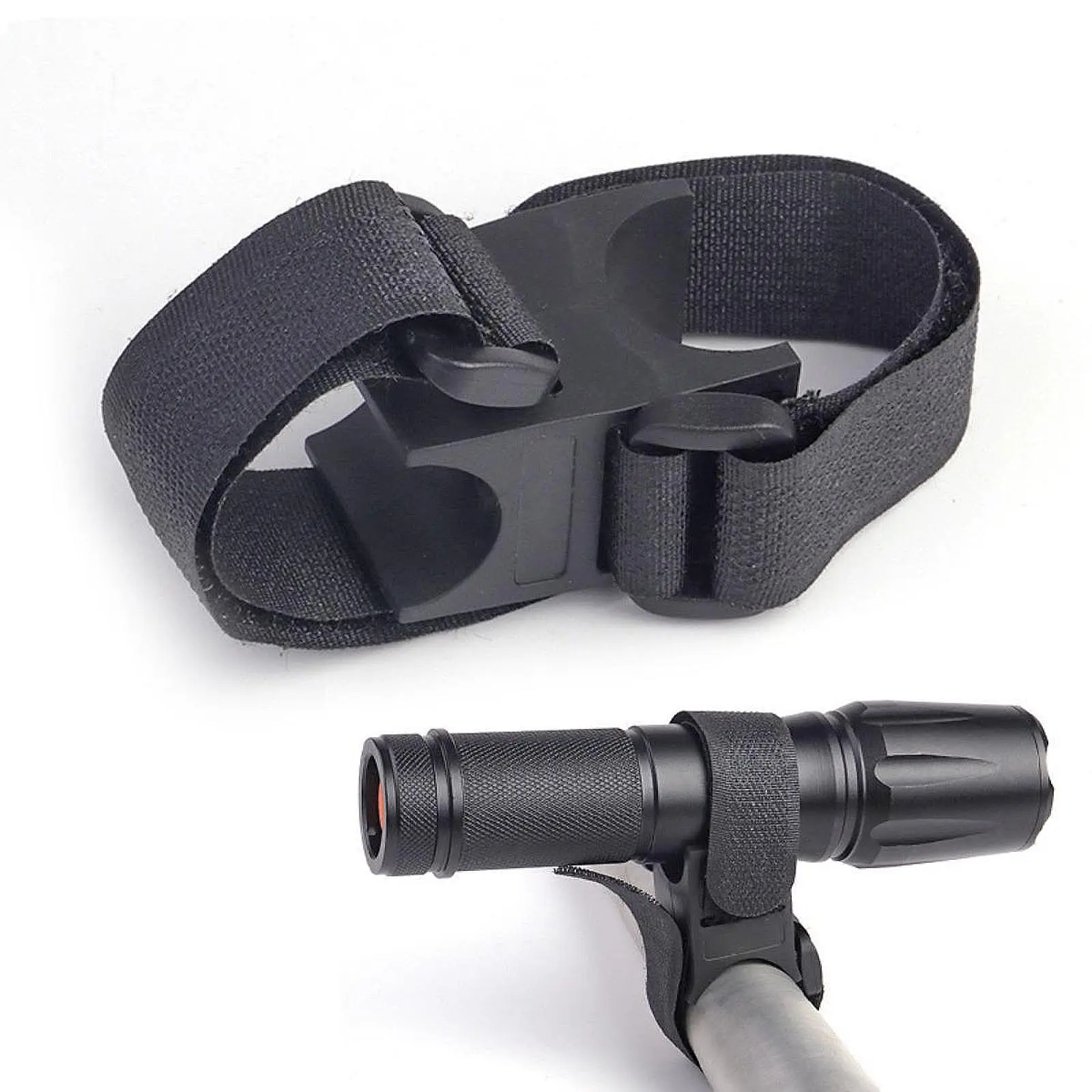 Bike Flashlight Holder LED Lights Clip Bicycle Front Light Rack for Bike Headlight Outdoor Cycling Enthusiasts Road Bikes