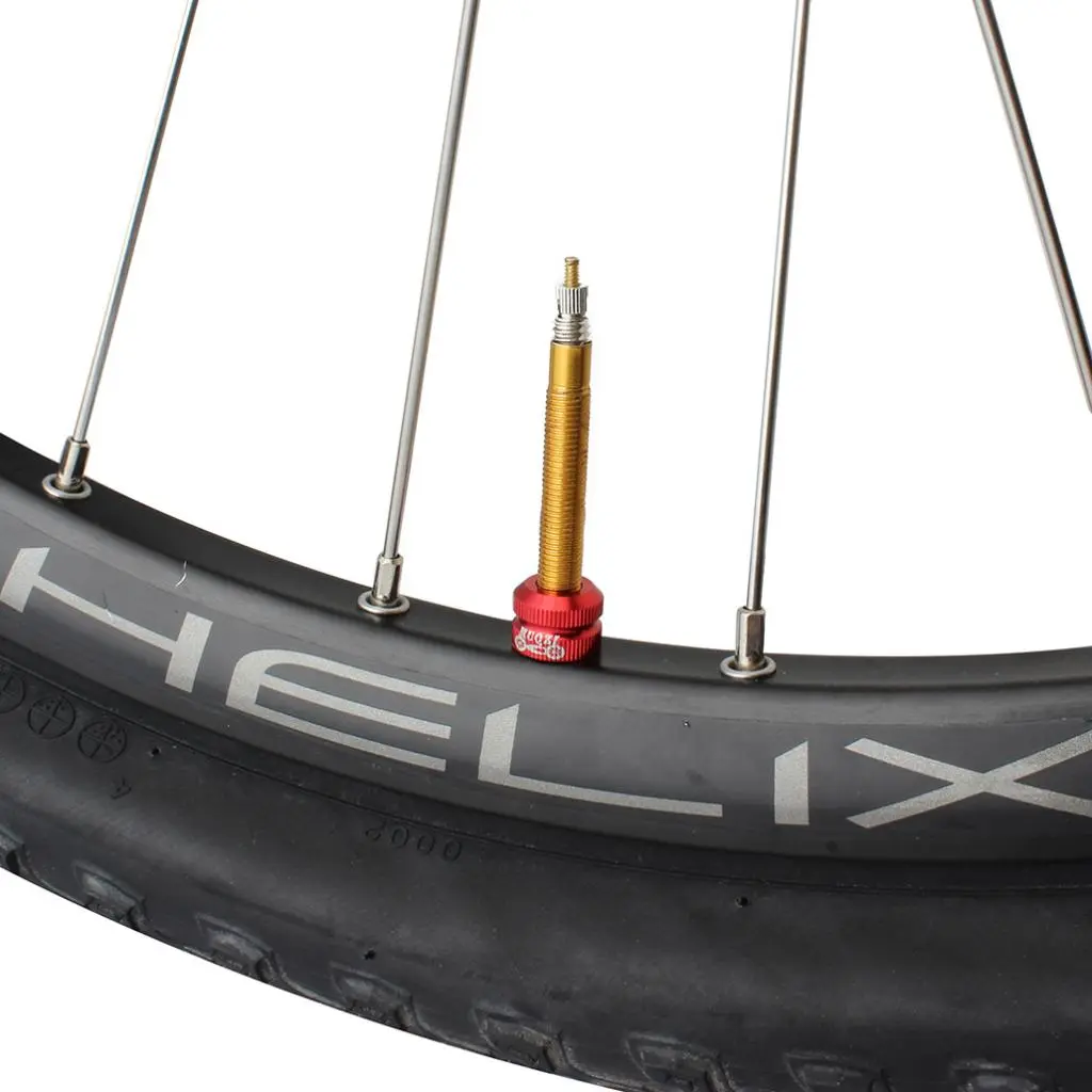 Mountain Road Bicycle Valve Nut Vacuum Tire Valve Nut Inner Tube Valve Vacuum Nozzle Method Replacement with Sealing Ring