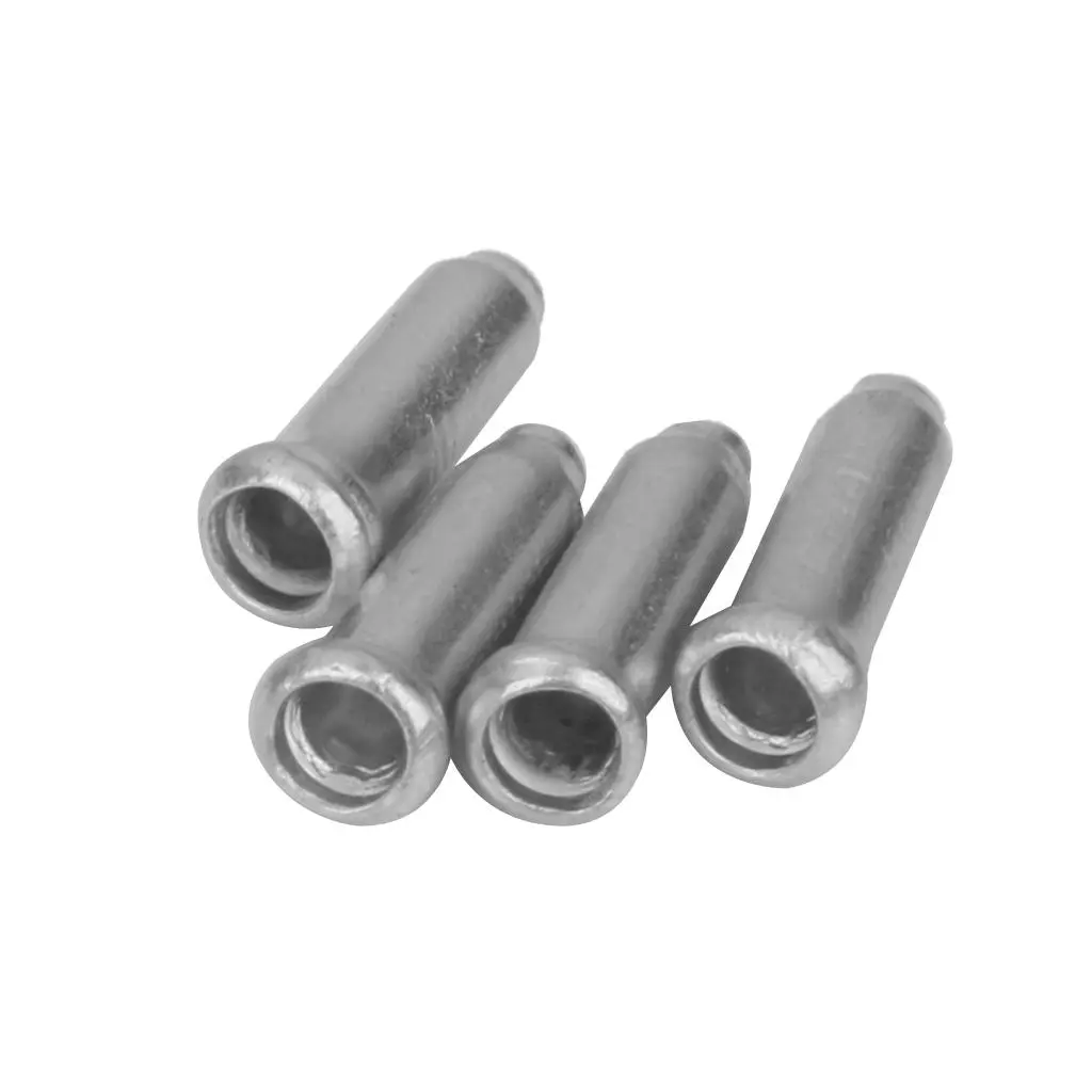 100 Pack Alloy Road Bike Shifter Brake Cable Tips Caps End 3mm for Mountain Bike Cycling