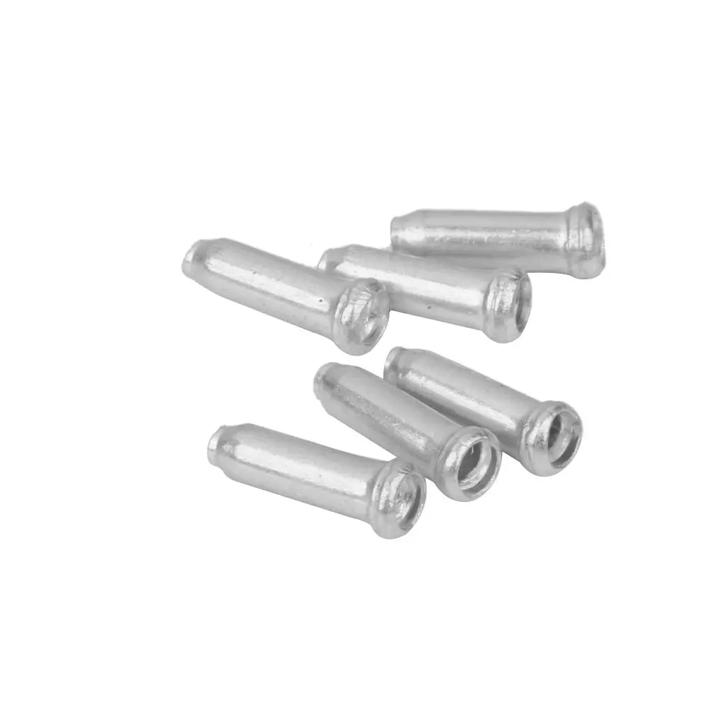 100 Pack Alloy Road Bike Shifter Brake Cable Tips Caps End 3mm for Mountain Bike Cycling