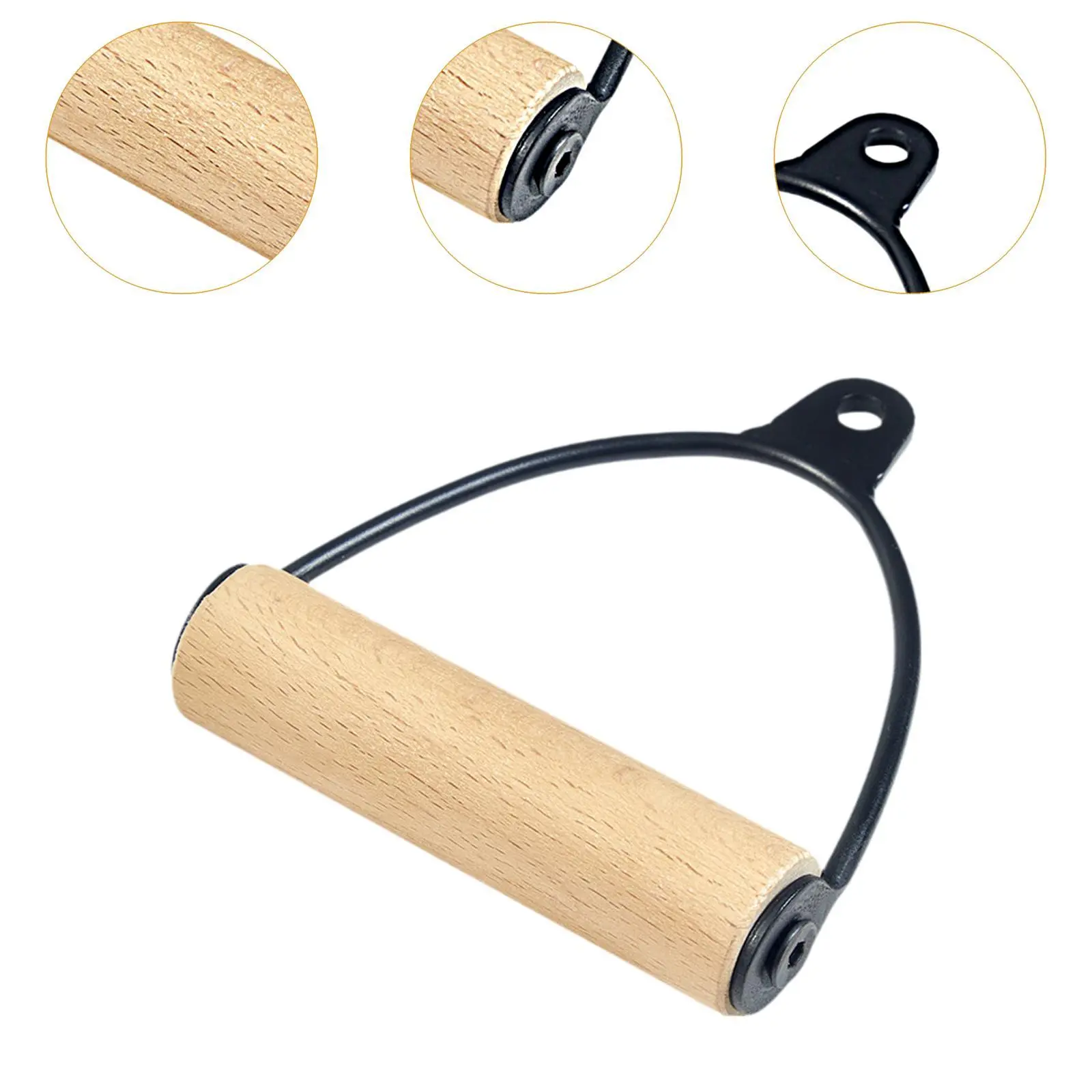 LAT Pulldown Attachment Deadlift Handle Portable Comfortable Grip Part