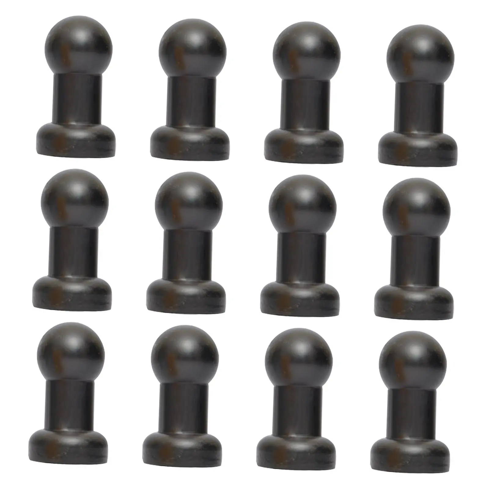 12x Trampoline Enclosure Pole Caps Universal Trampoline Caps Replacement Parts 1inch Diameter for Outdoor Trampoline Accessories