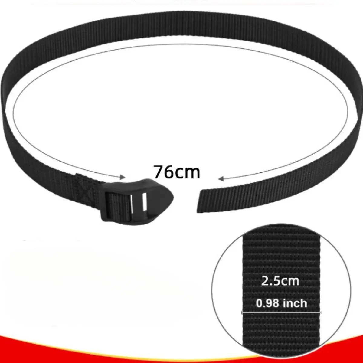2 Pieces Rowing Machine Feet Straps Oxford Cloth Lightweight