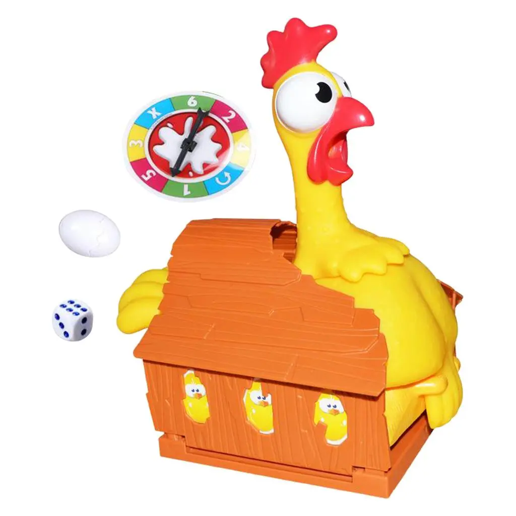 Plastic Lucky Trick Hen Laying Eggs,Funny Toy Interactive Board Game,Hobbies Chicken Game Joke Gift,Family Game