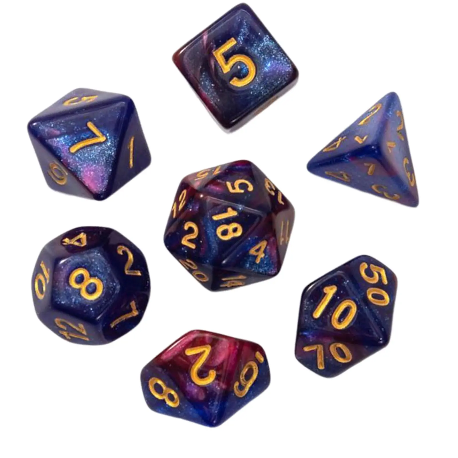 Multi sided Dices Acrylic Dices Casino Game Acrylic Role Playing Game Dices Board Game Props d8 d10 d12 d20 Dices Set