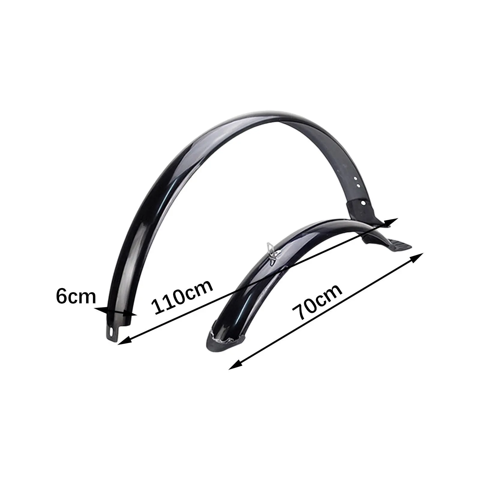 Mountain Bike Mudguards for 27.5 inch Tires with Mount Hardware Cycling Accessories Waterproof Replaces Bicycle Mud Guard