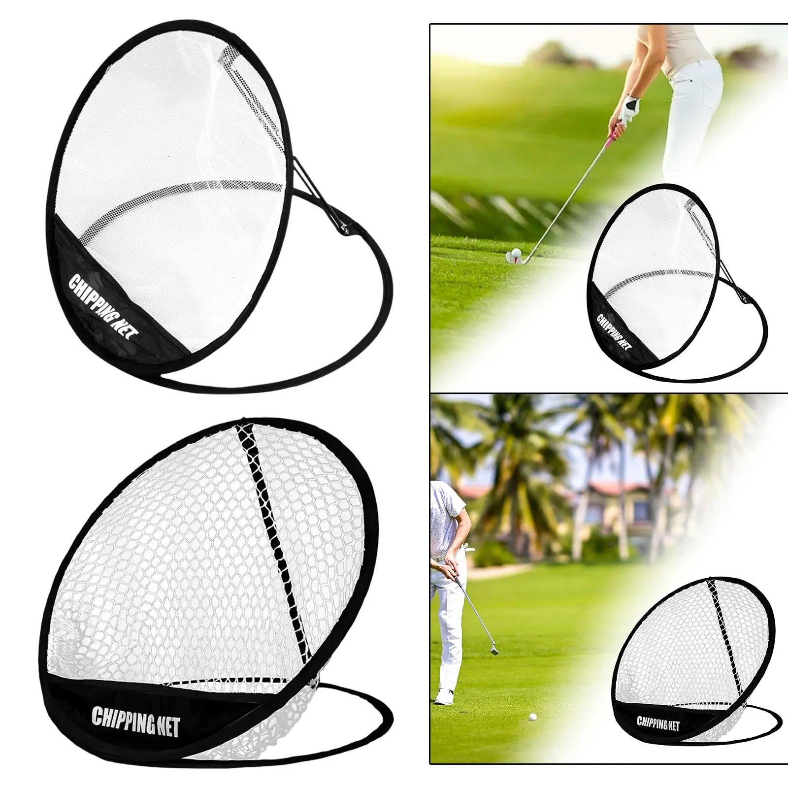 Golfing Training Target Net Gifts Foldable Portable Swing Practice Equipment Aid for Outdoor Indoor Backyard Golfers Women